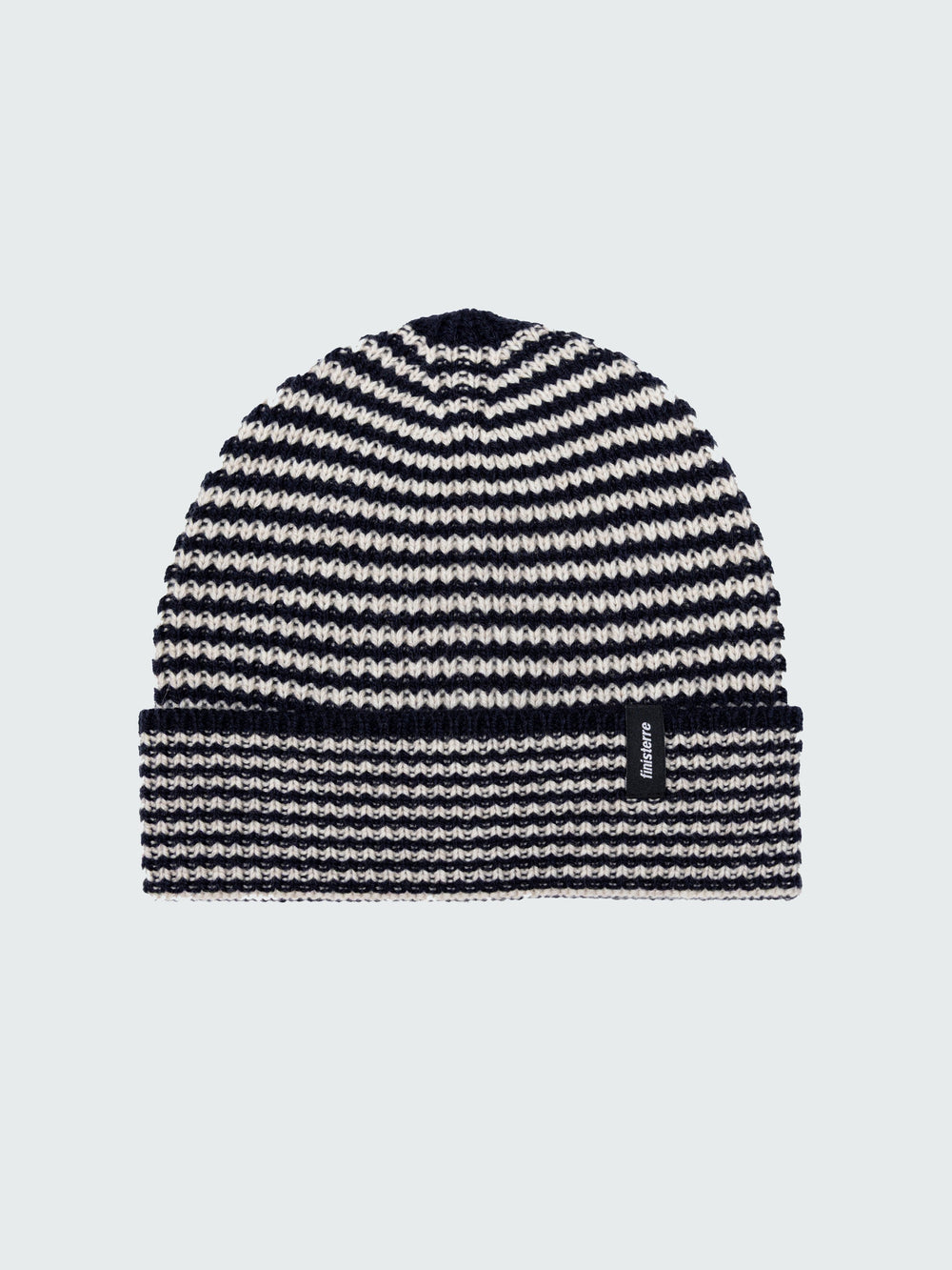 Wool Beanie in Navy/Oatmeal - Sedge