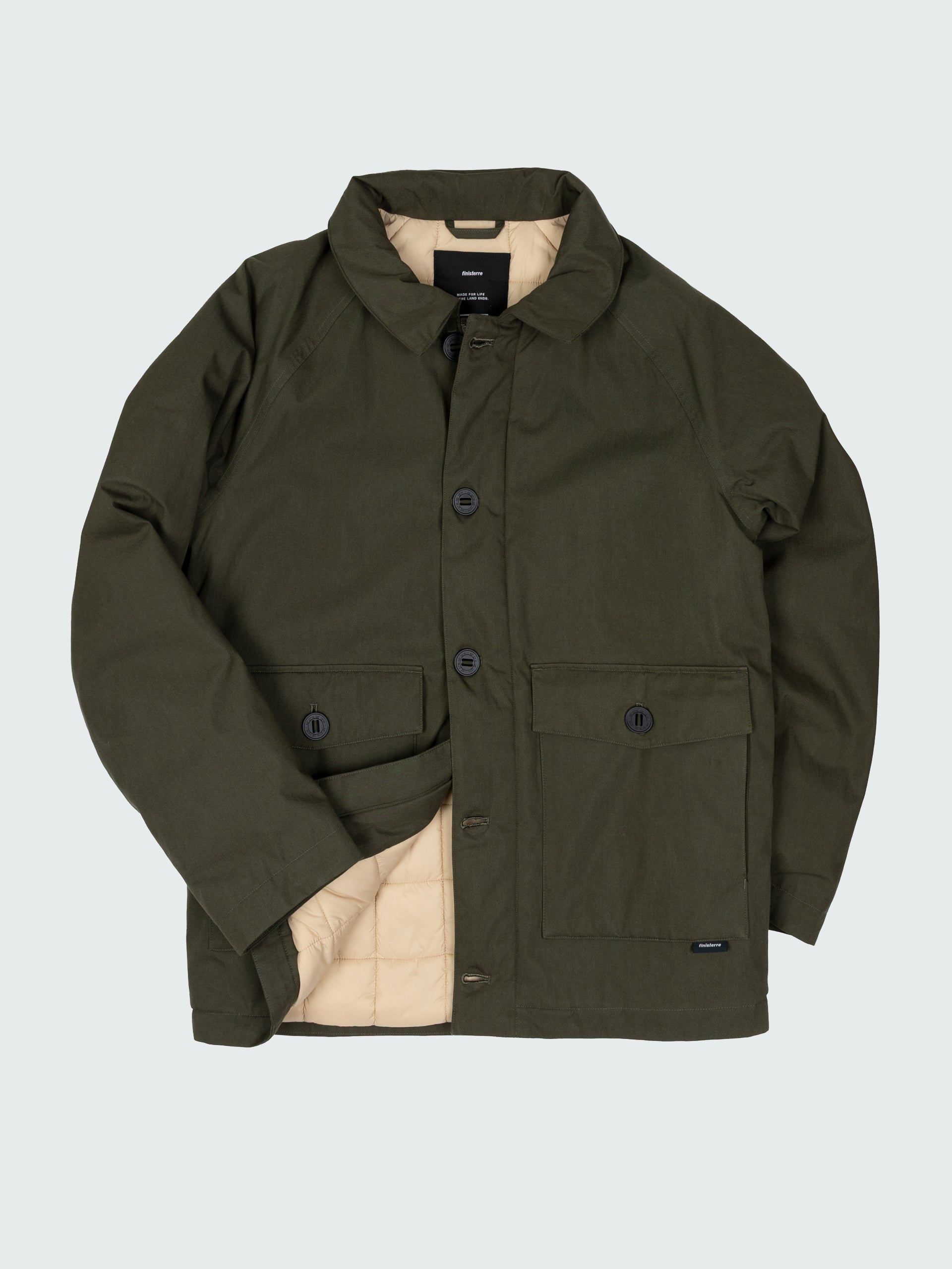 Recycled Insulated Jacket in Green - Shipyard