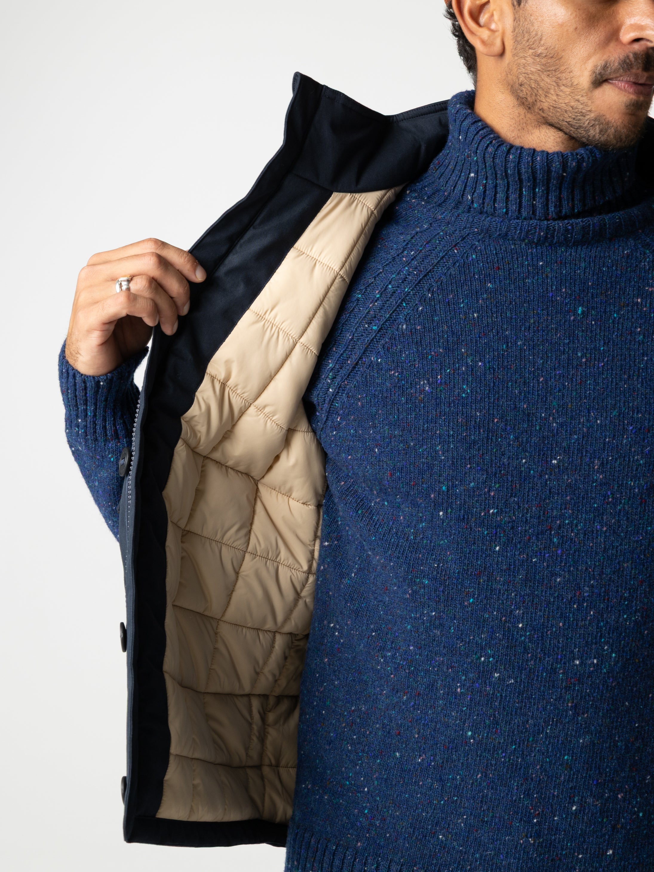 Recycled Insulated Gilet in Navy - Shipyard