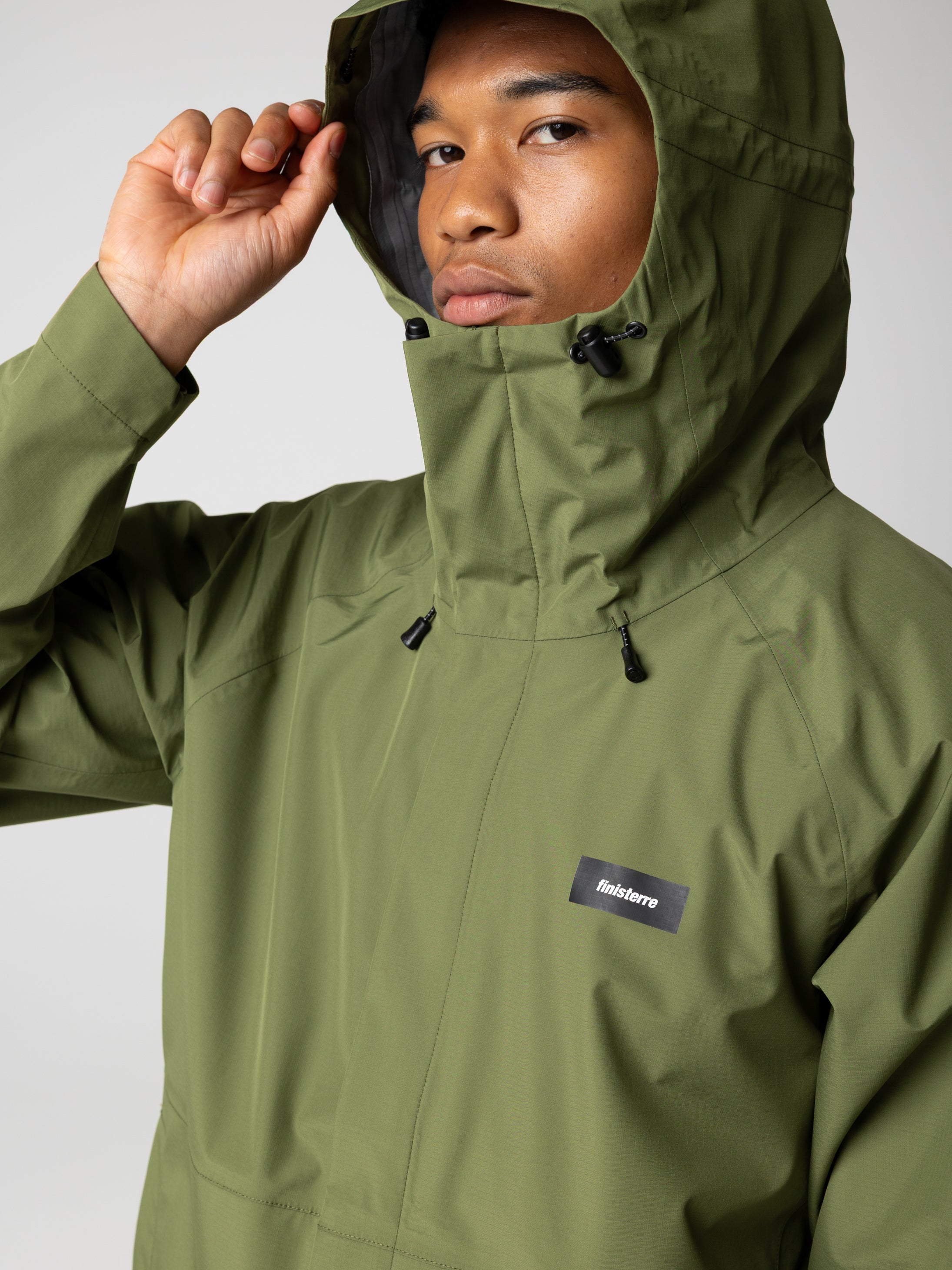 Recycled Waterproof Jacket in Seagrass - Skybird