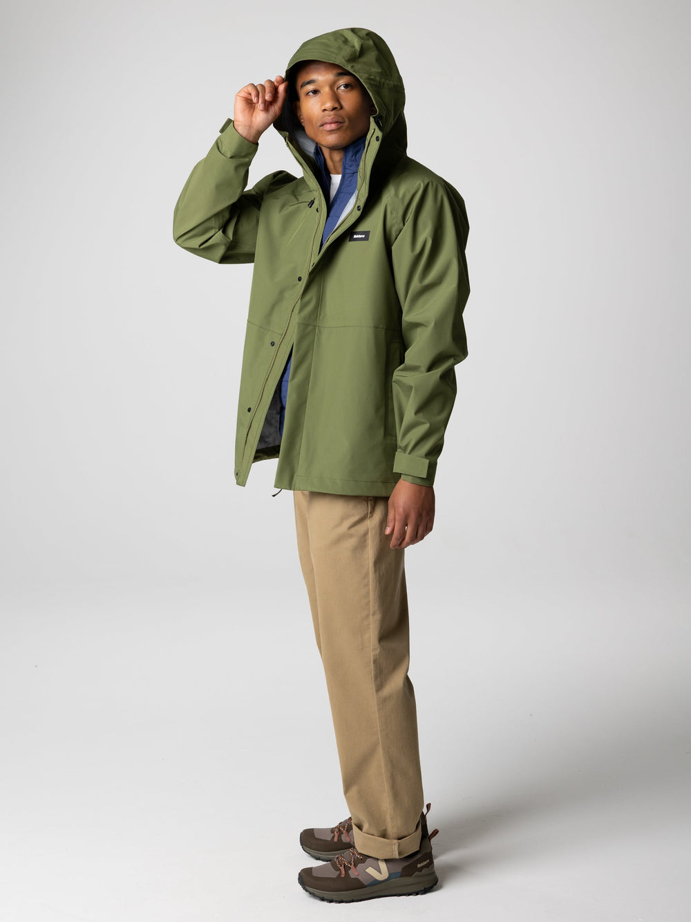Recycled Waterproof Jacket in Seagrass - Skybird