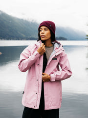 Recycled Waterproof Jacket in Purple - Skybird