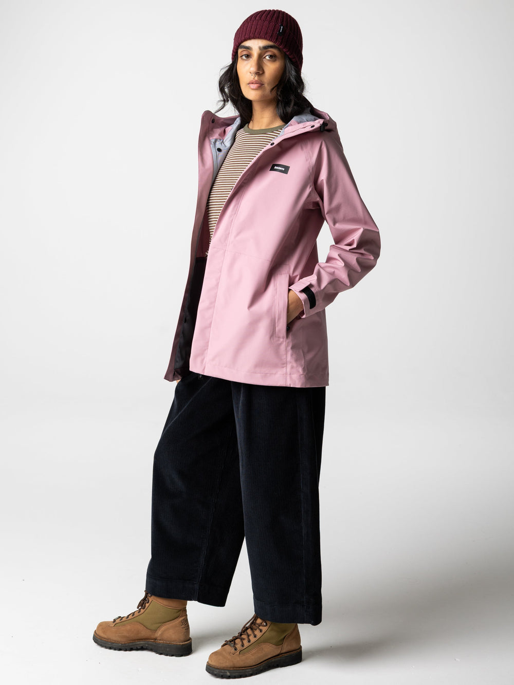 Recycled Waterproof Jacket in Purple - Skybird