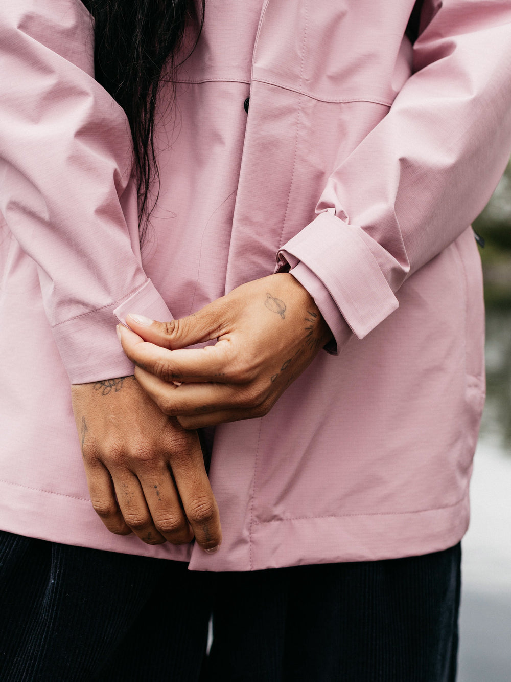Recycled Waterproof Jacket in Purple - Skybird