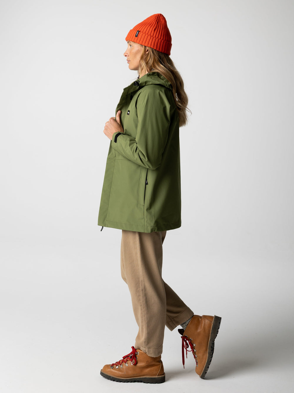 Recycled Waterproof Jacket in Seagrass - Skybird
