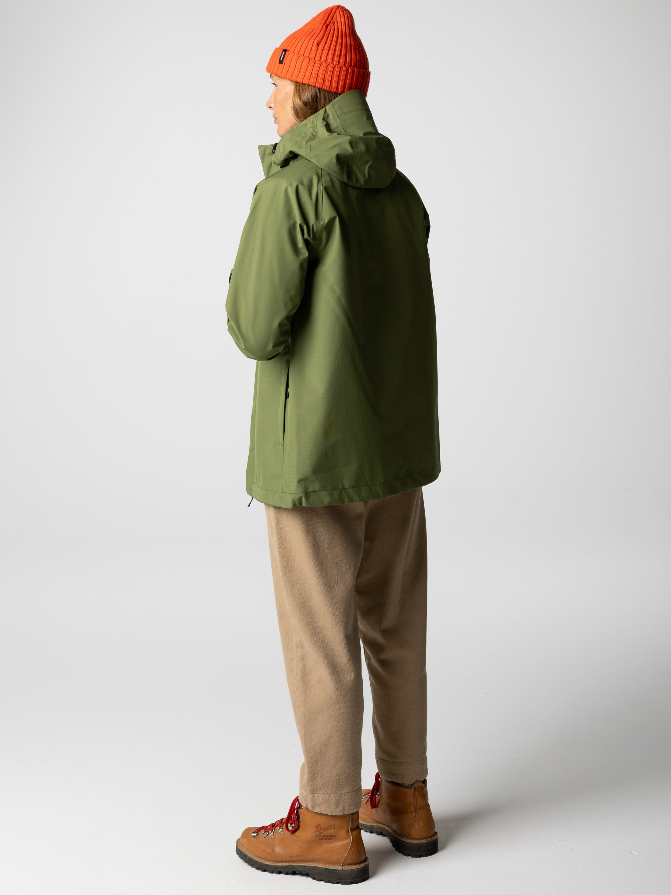 Recycled Waterproof Jacket in Seagrass - Skybird