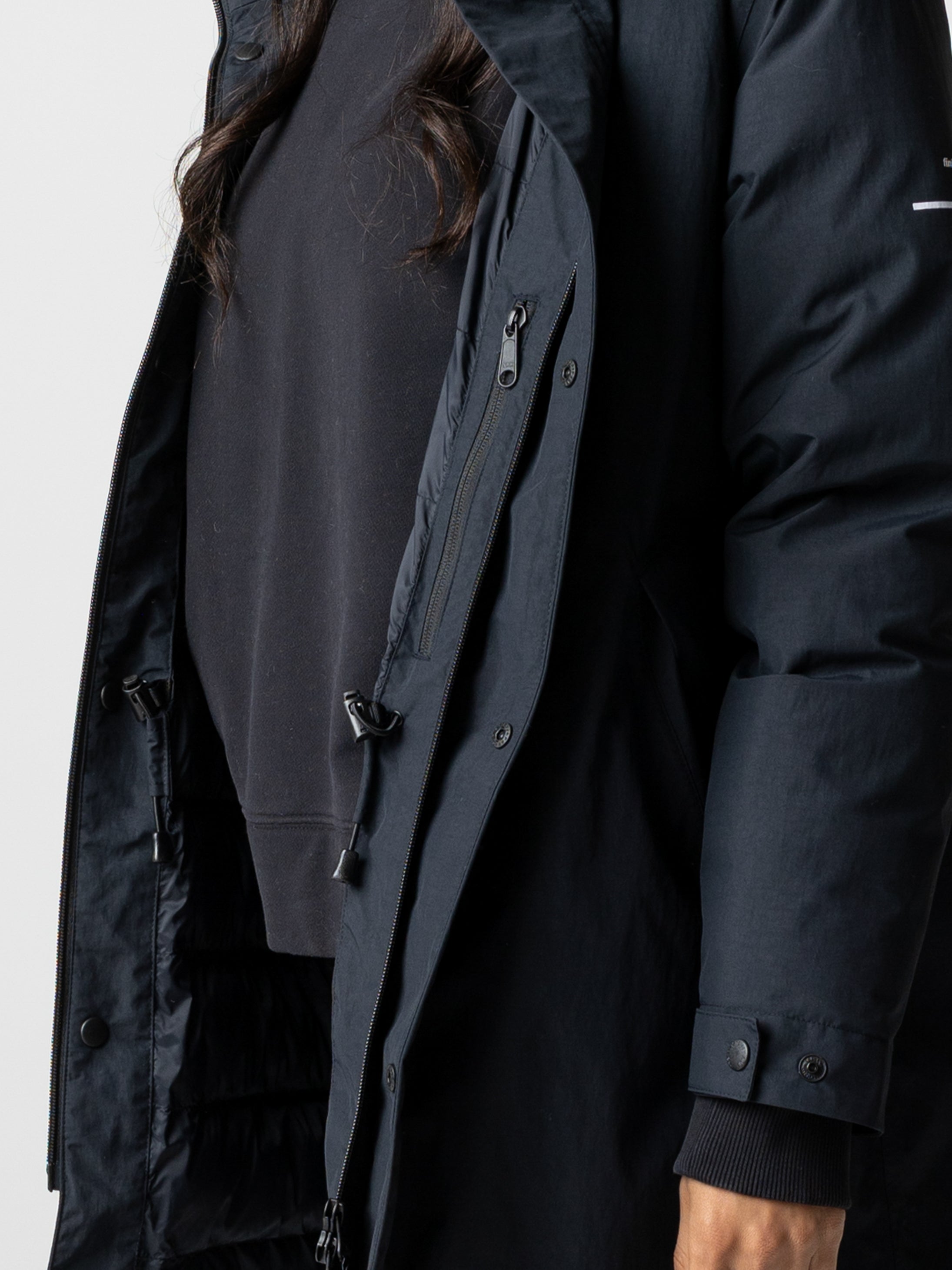 Recycled Waterproof Parka in Black - Skye