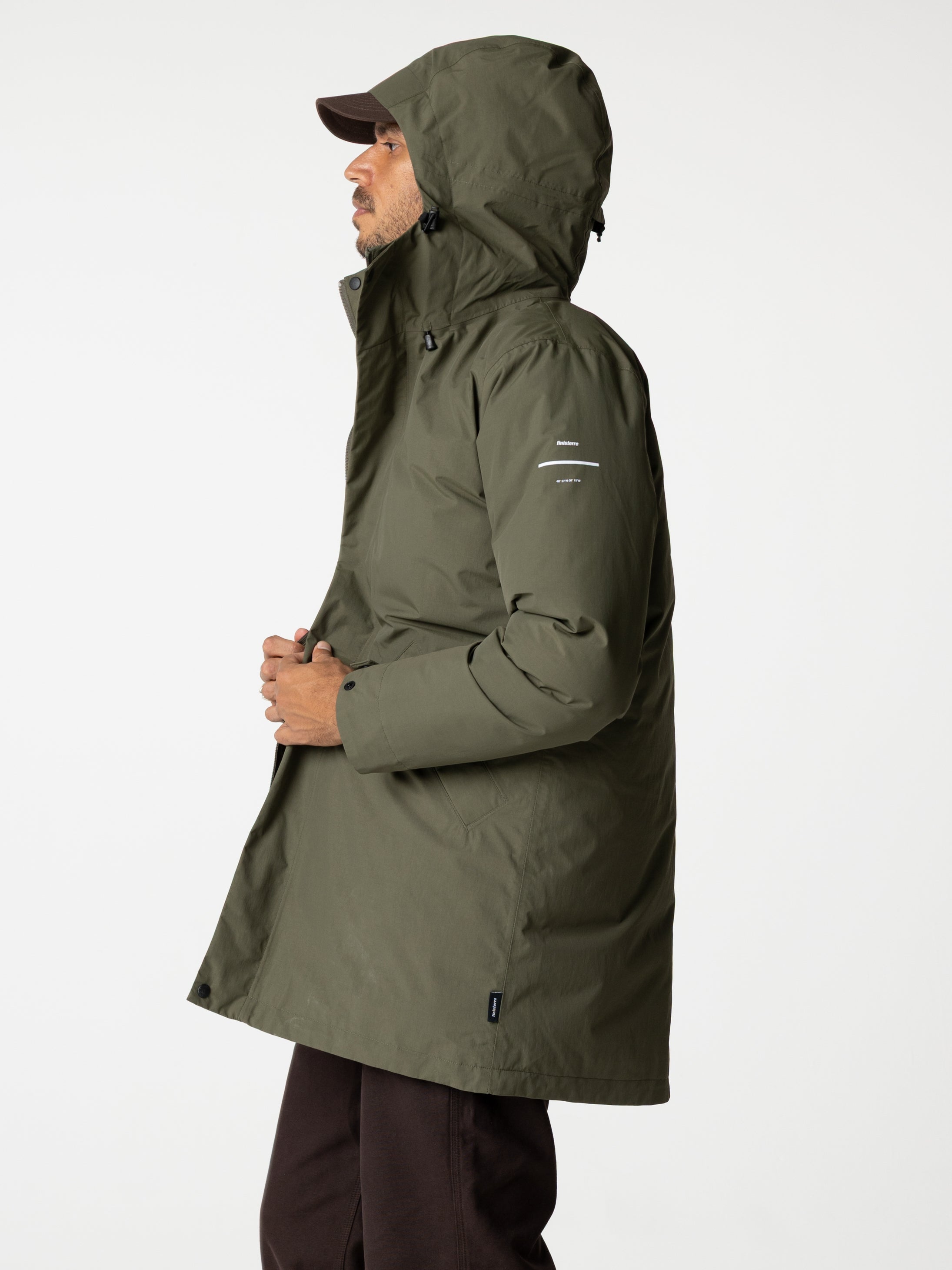 Recycled Waterproof Parka in Olive - Solway