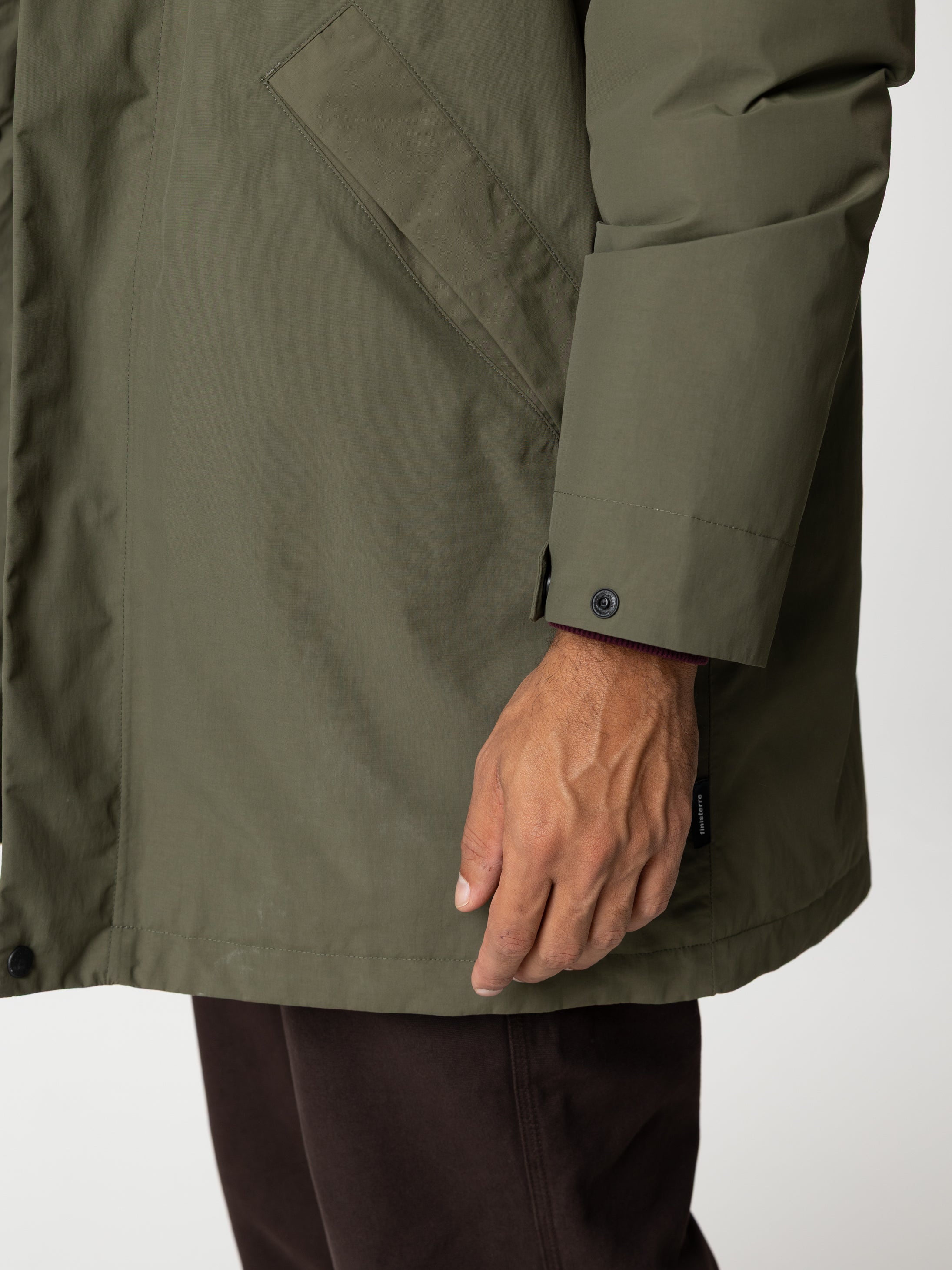 Recycled Waterproof Parka in Olive - Solway