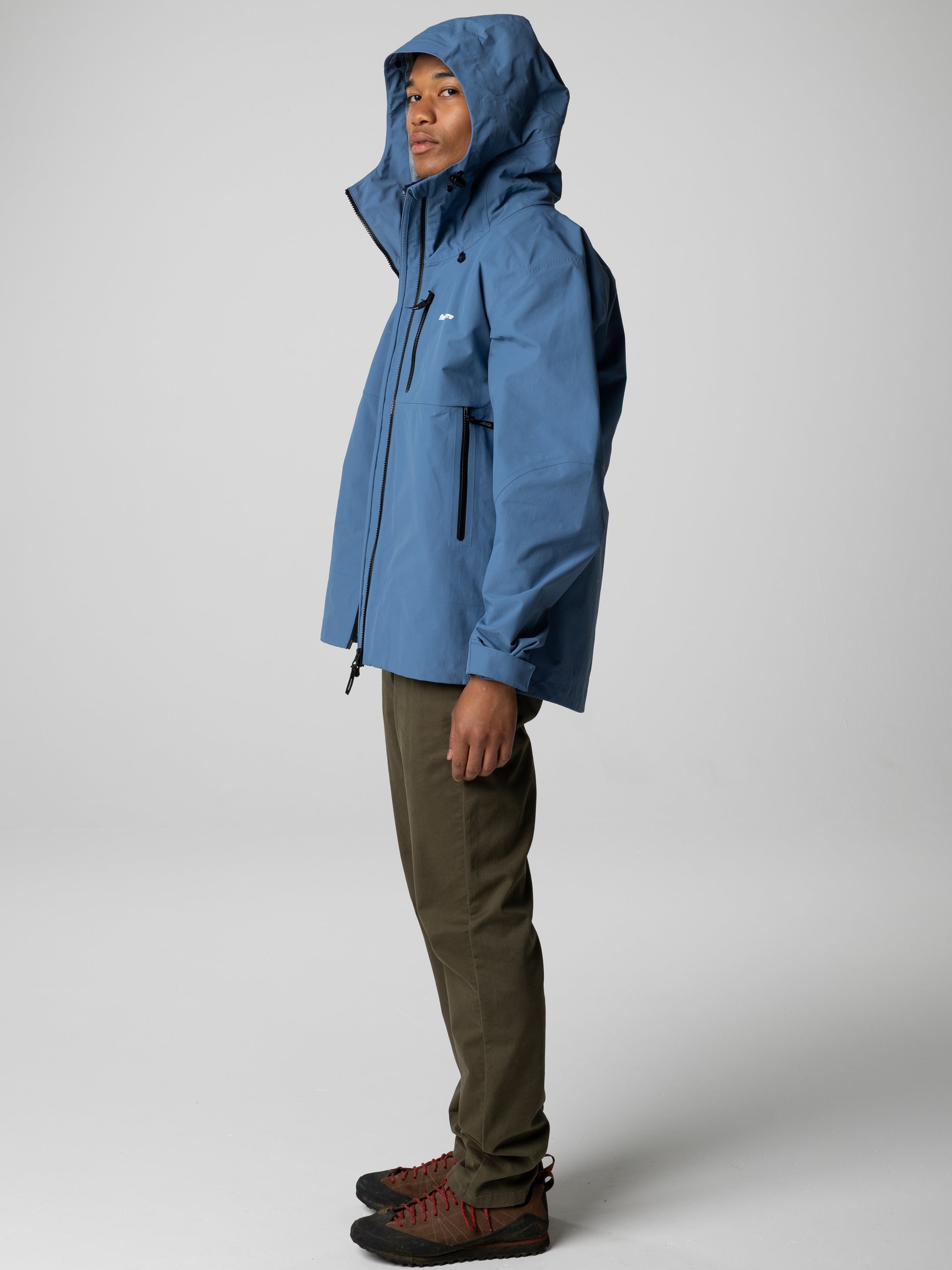 Recycled Waterproof Jacket in Blue - Stormbird