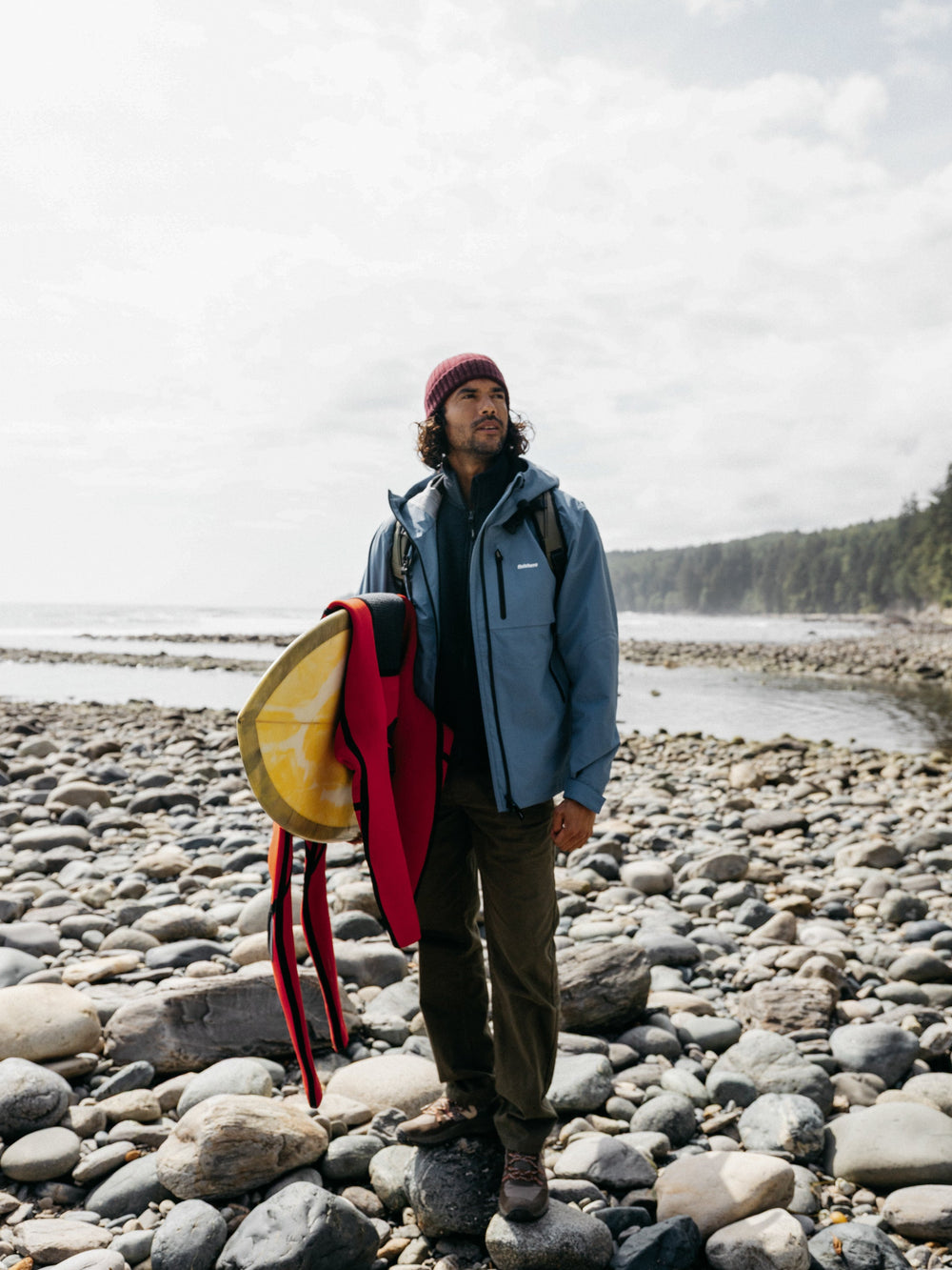 Recycled Waterproof Jacket in Blue - Stormbird