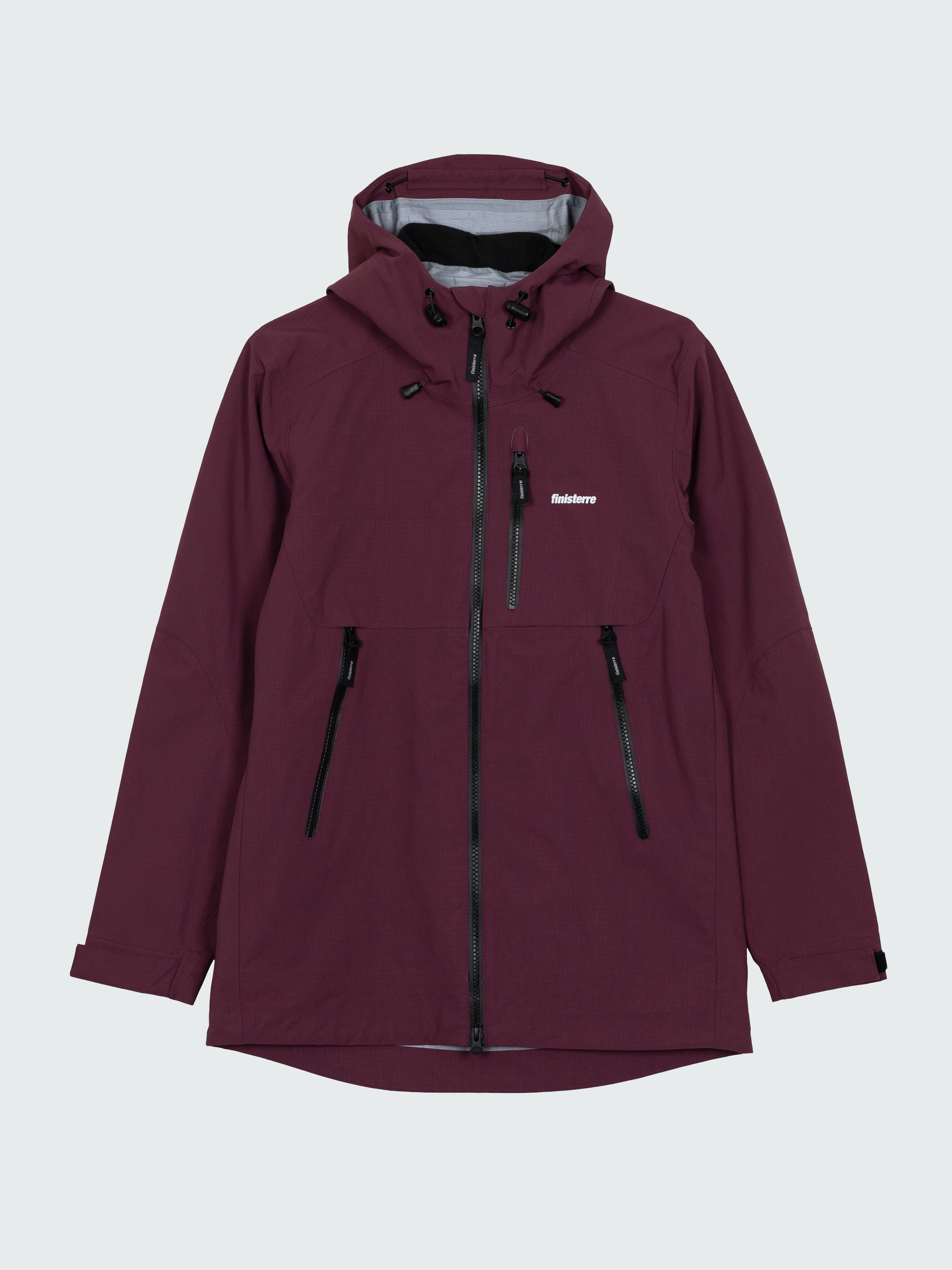 Recycled Waterproof Jacket in Plum - Stormbird