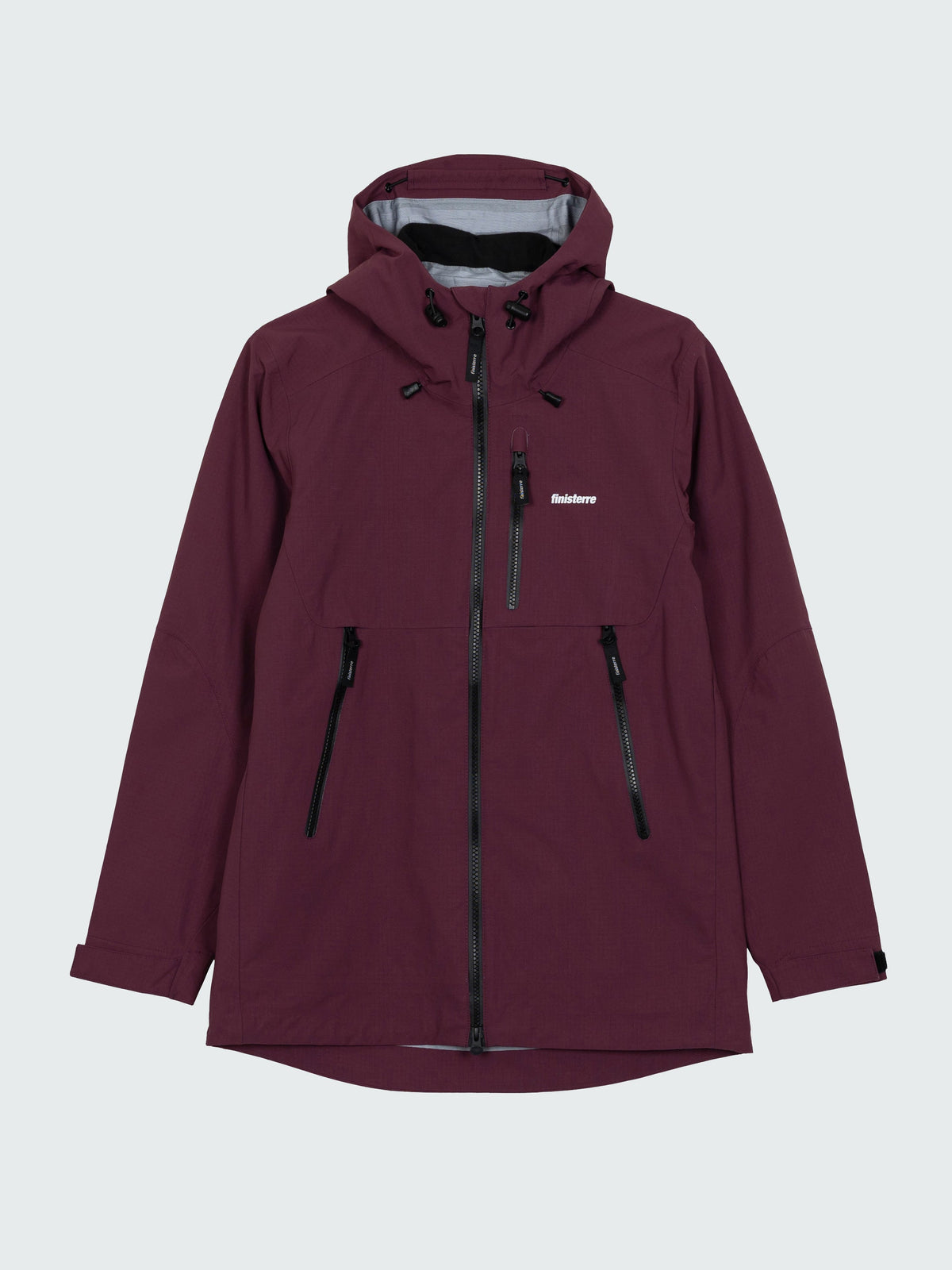 Recycled Waterproof Jacket in Plum - Stormbird