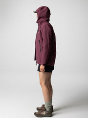 Recycled Waterproof Jacket in Plum - Stormbird