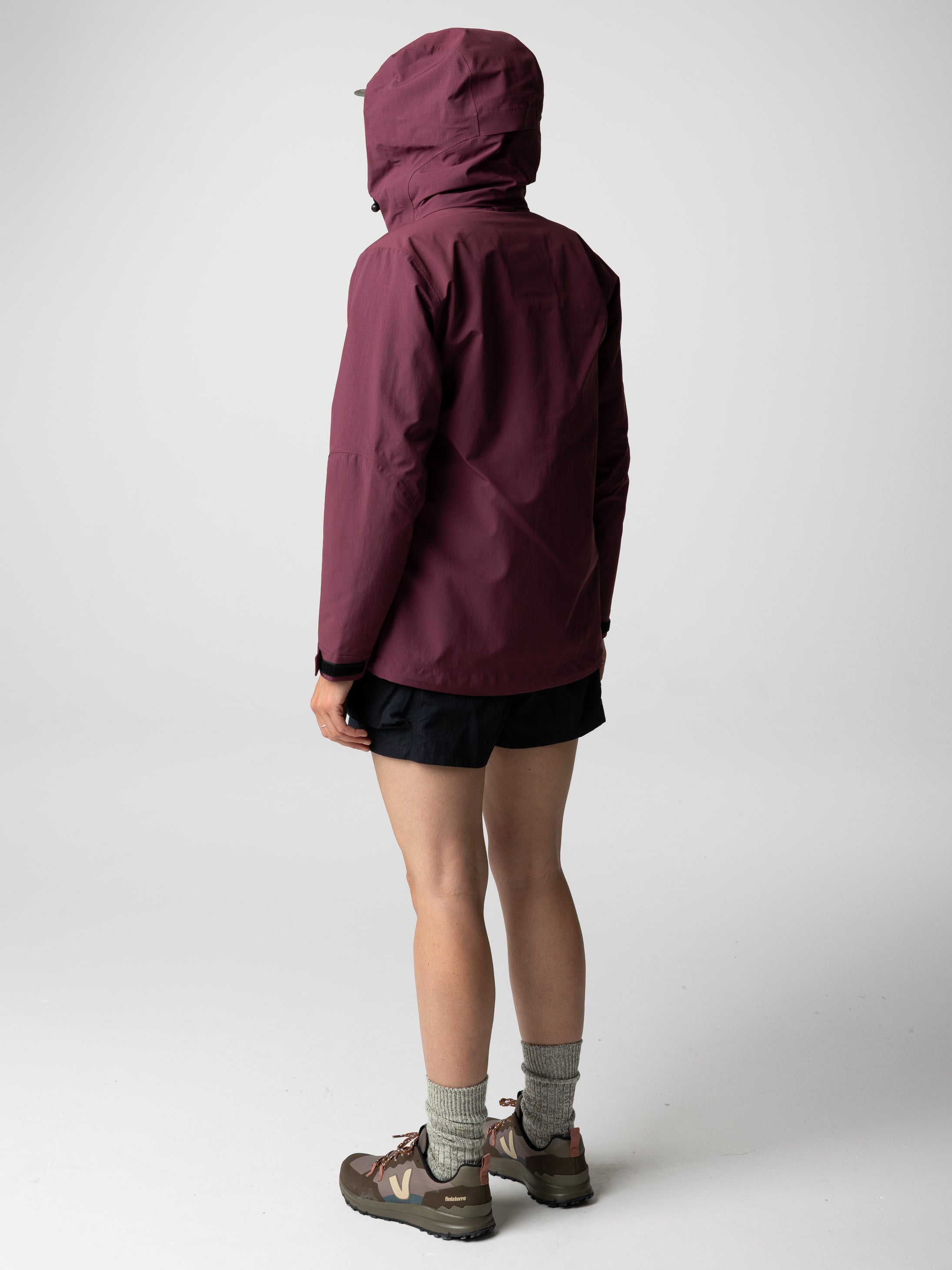 Recycled Waterproof Jacket in Plum - Stormbird