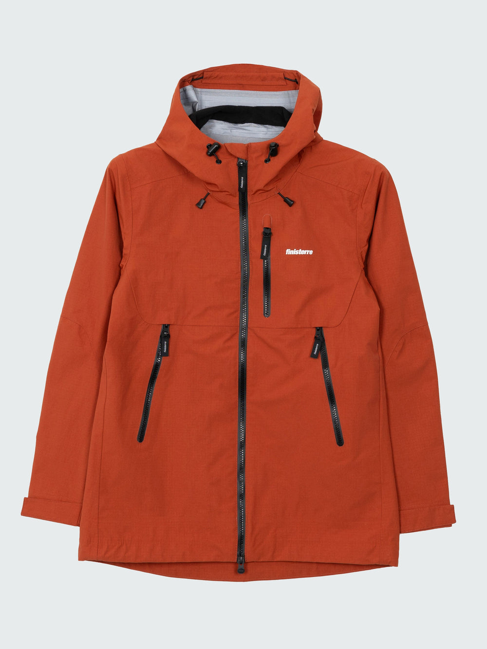 Recycled Waterproof Jacket in Terracotta - Stormbird