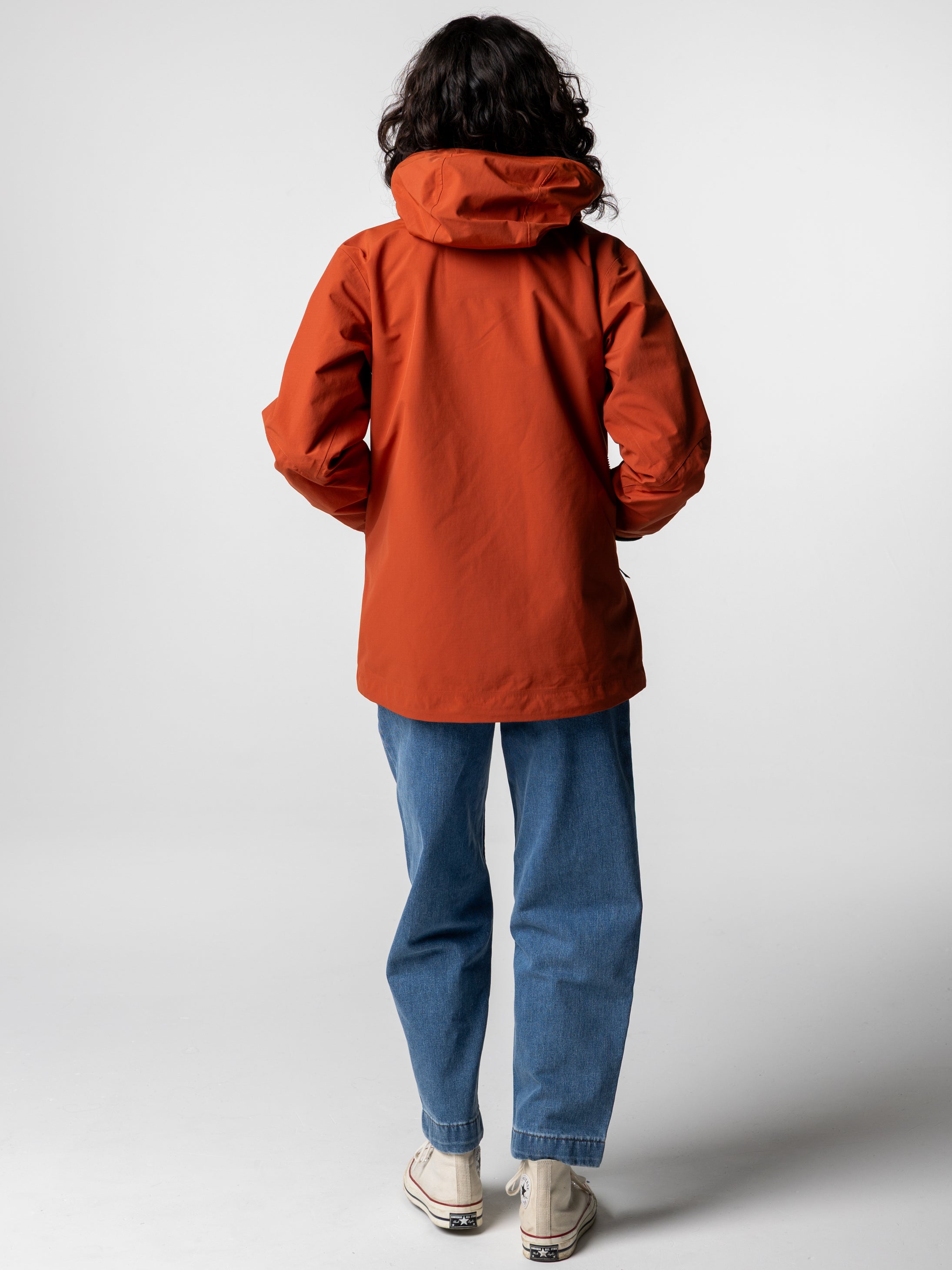 Recycled Waterproof Jacket in Terracotta - Stormbird