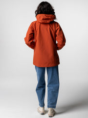 Recycled Waterproof Jacket in Terracotta - Stormbird