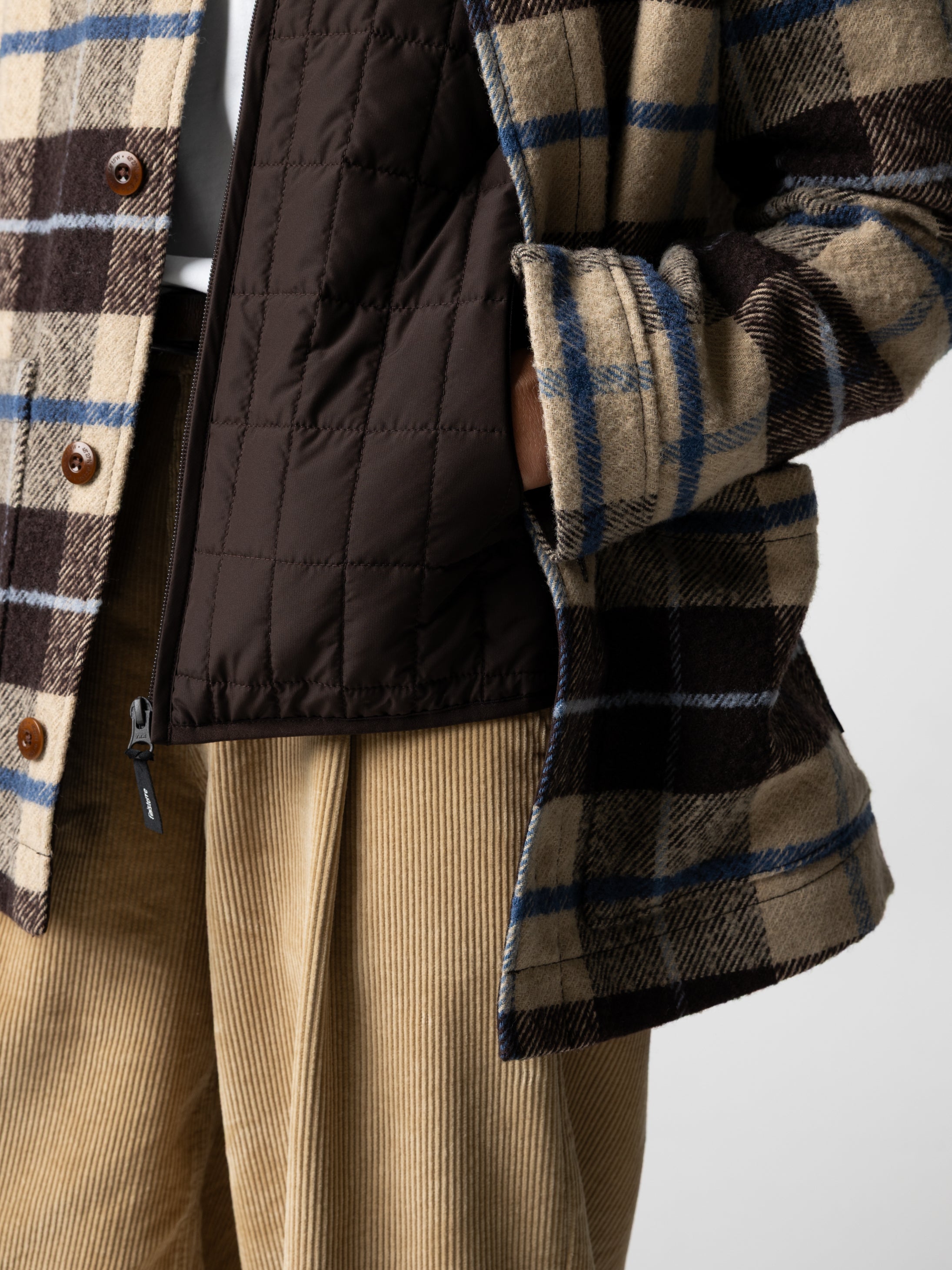 Wool Blend Blanket Jacket in Calico Multi - Stowe