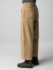 Organic Cotton Cord Trouser in Flint - Studio