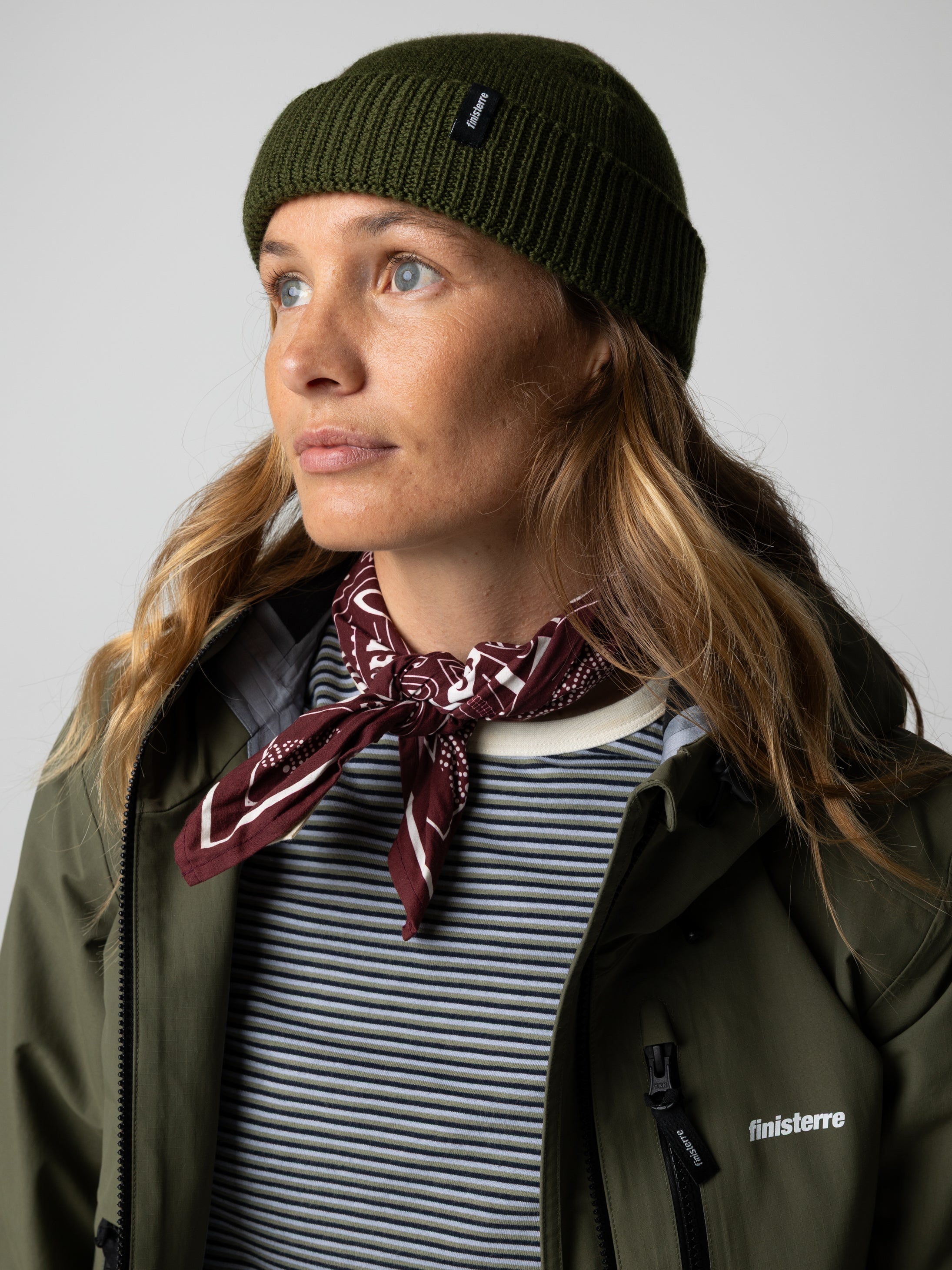 Merino Beanie in Olive - Watchcap