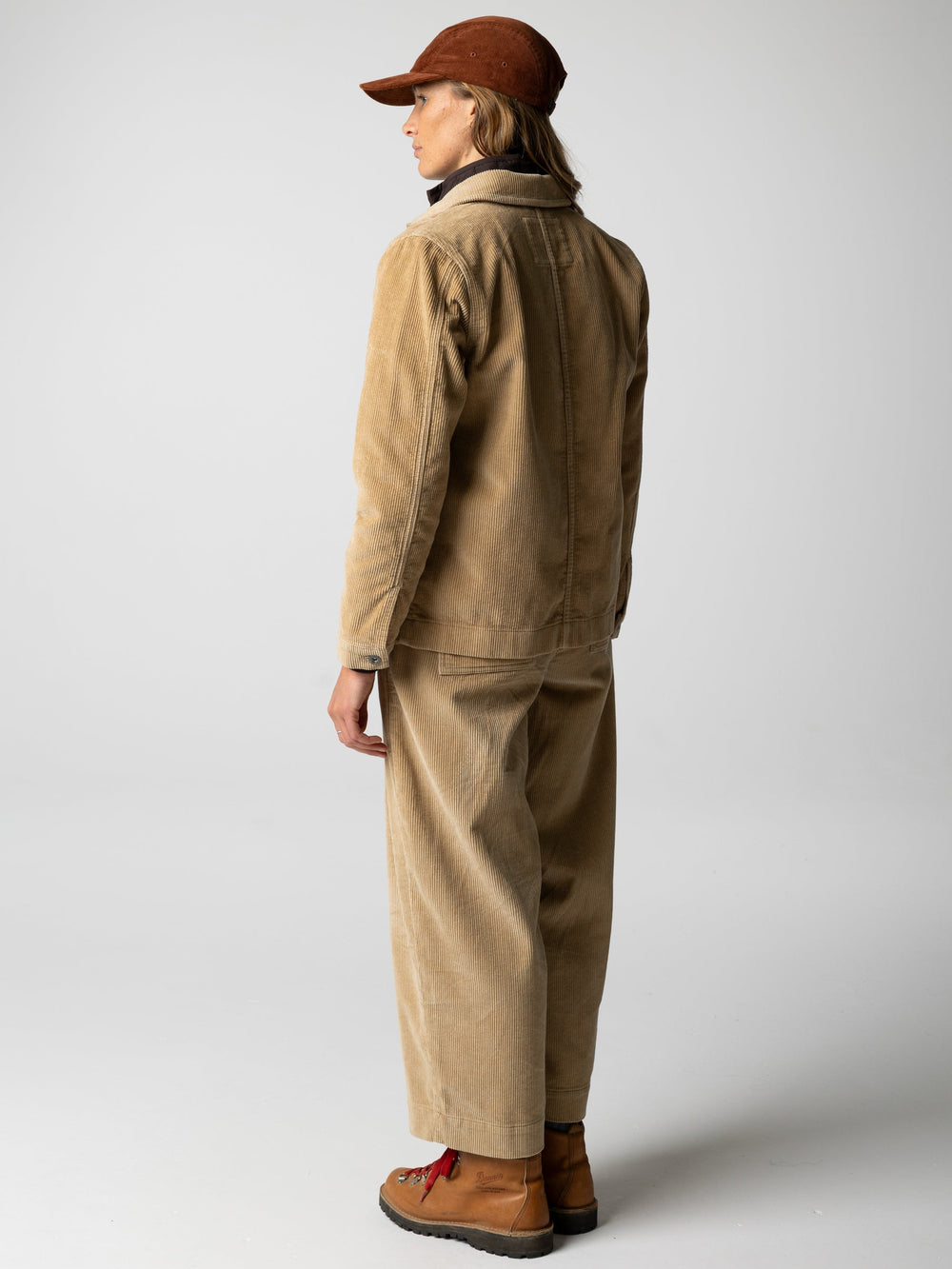 Organic Cotton Cord Chore Jacket in Flint - Yarrel