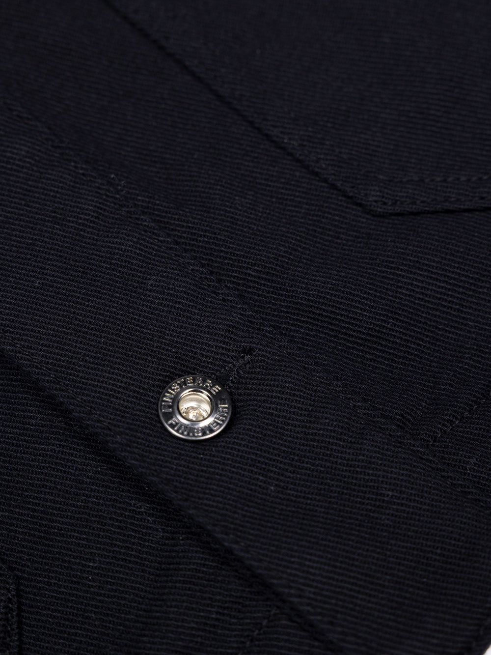 Organic Cotton Flannel Lined Chore Jacket in Black - Yarrel