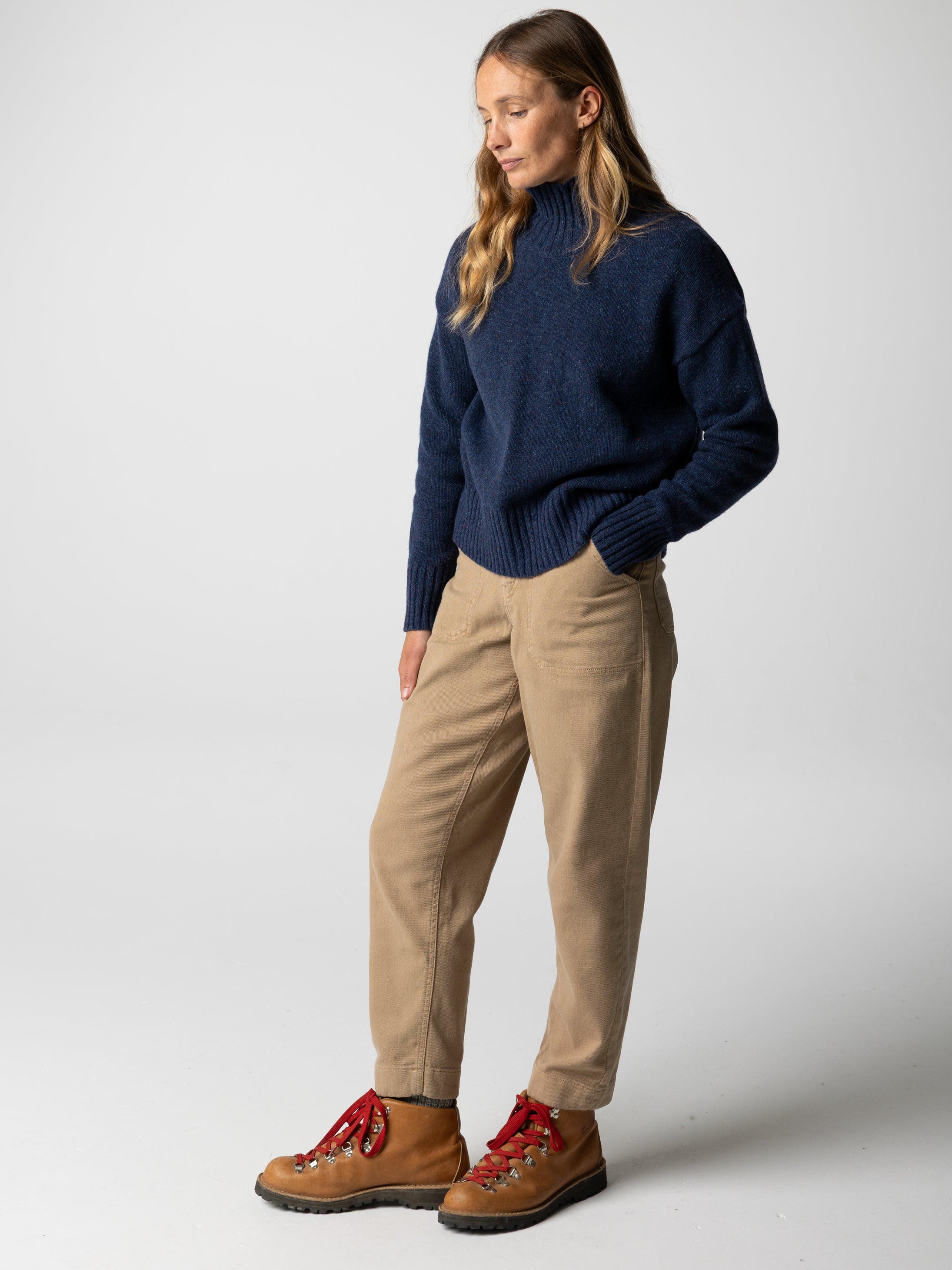 Organic Cotton Trouser in Flint - Yarrel