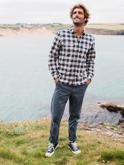 Koerner Trouser in Airforce Blue