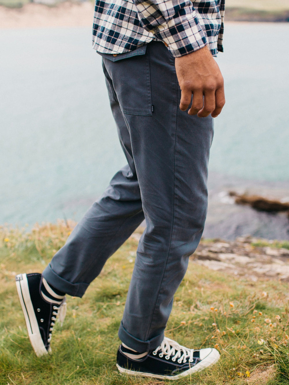Koerner Trouser in Airforce Blue