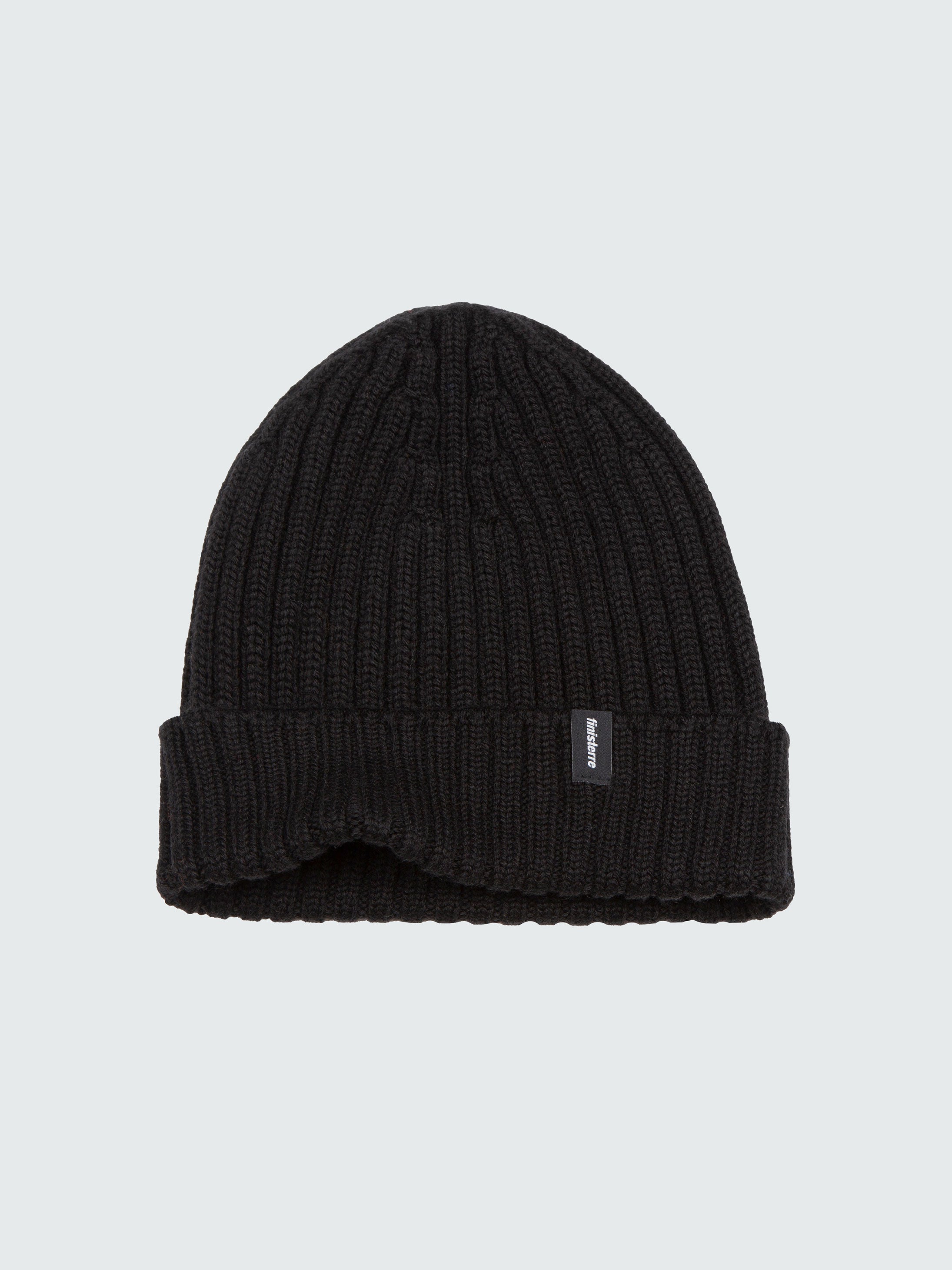 Fisherman Beanie in Black