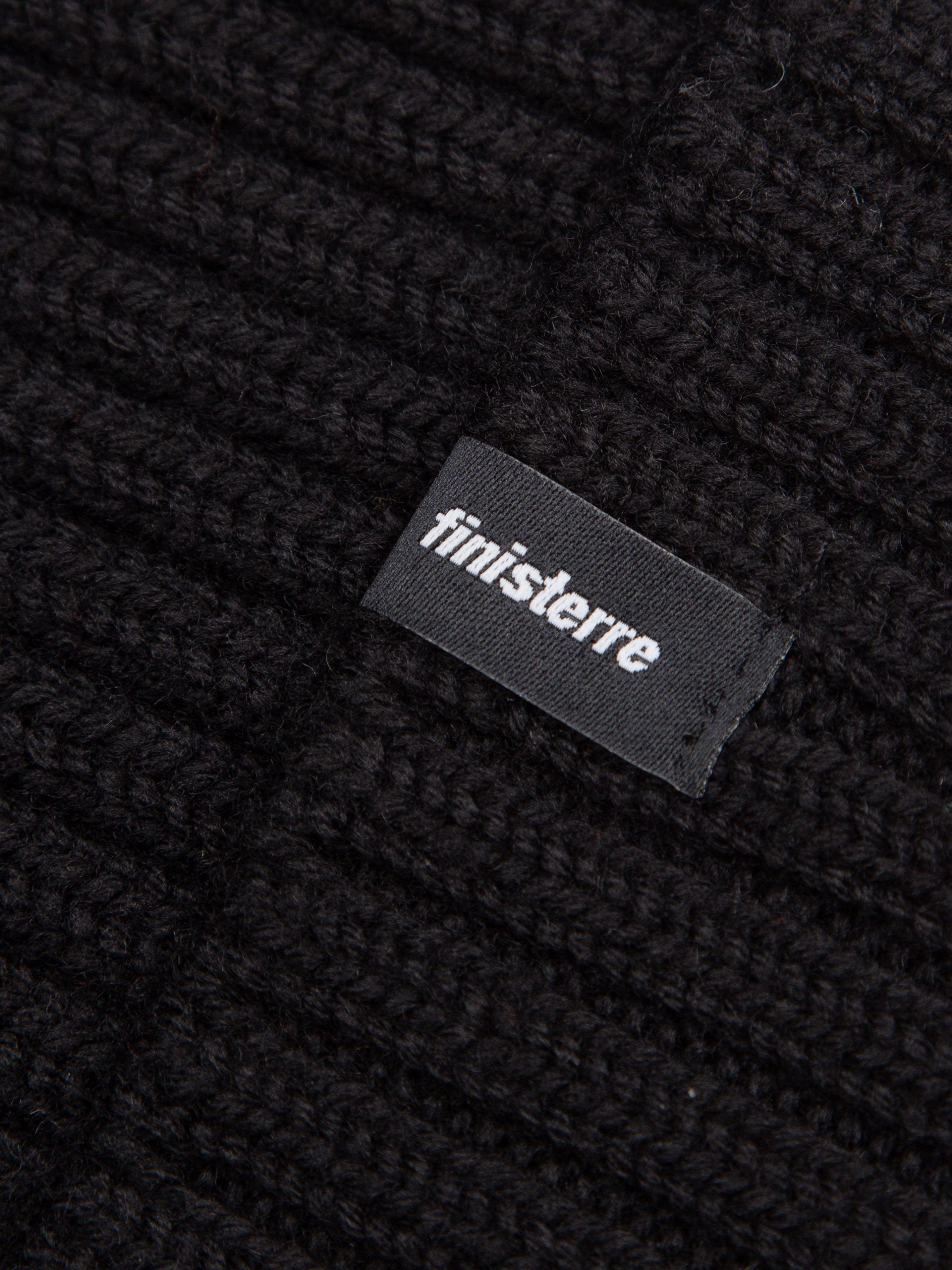 Fisherman Beanie in Black