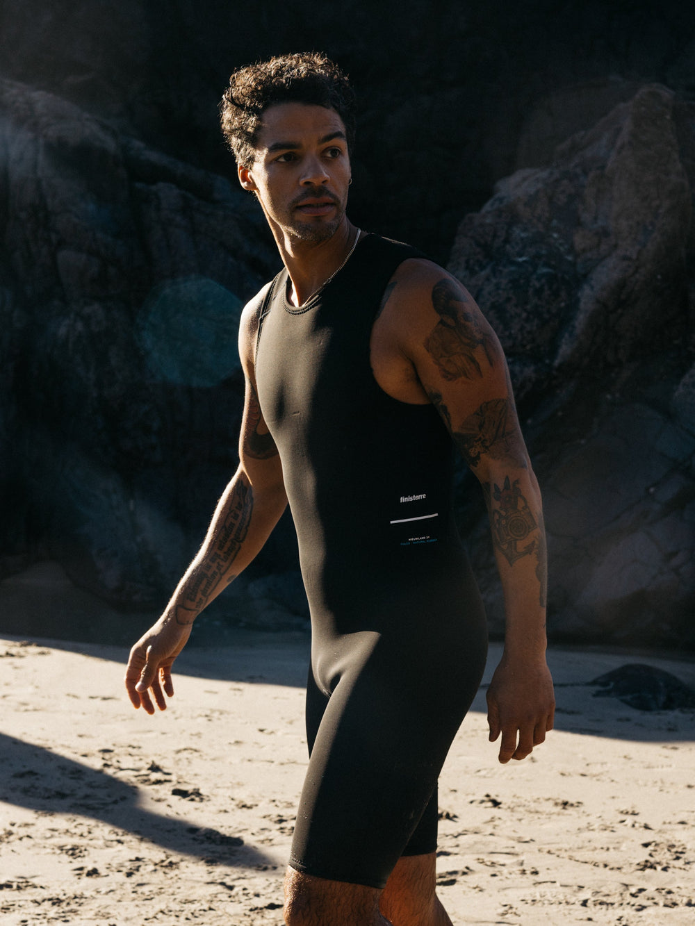 Nieuwland Yulex Sleeveless Shorty Wetsuit in Black