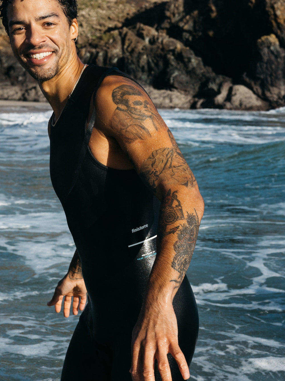 Nieuwland Yulex Sleeveless Shorty Wetsuit in Black