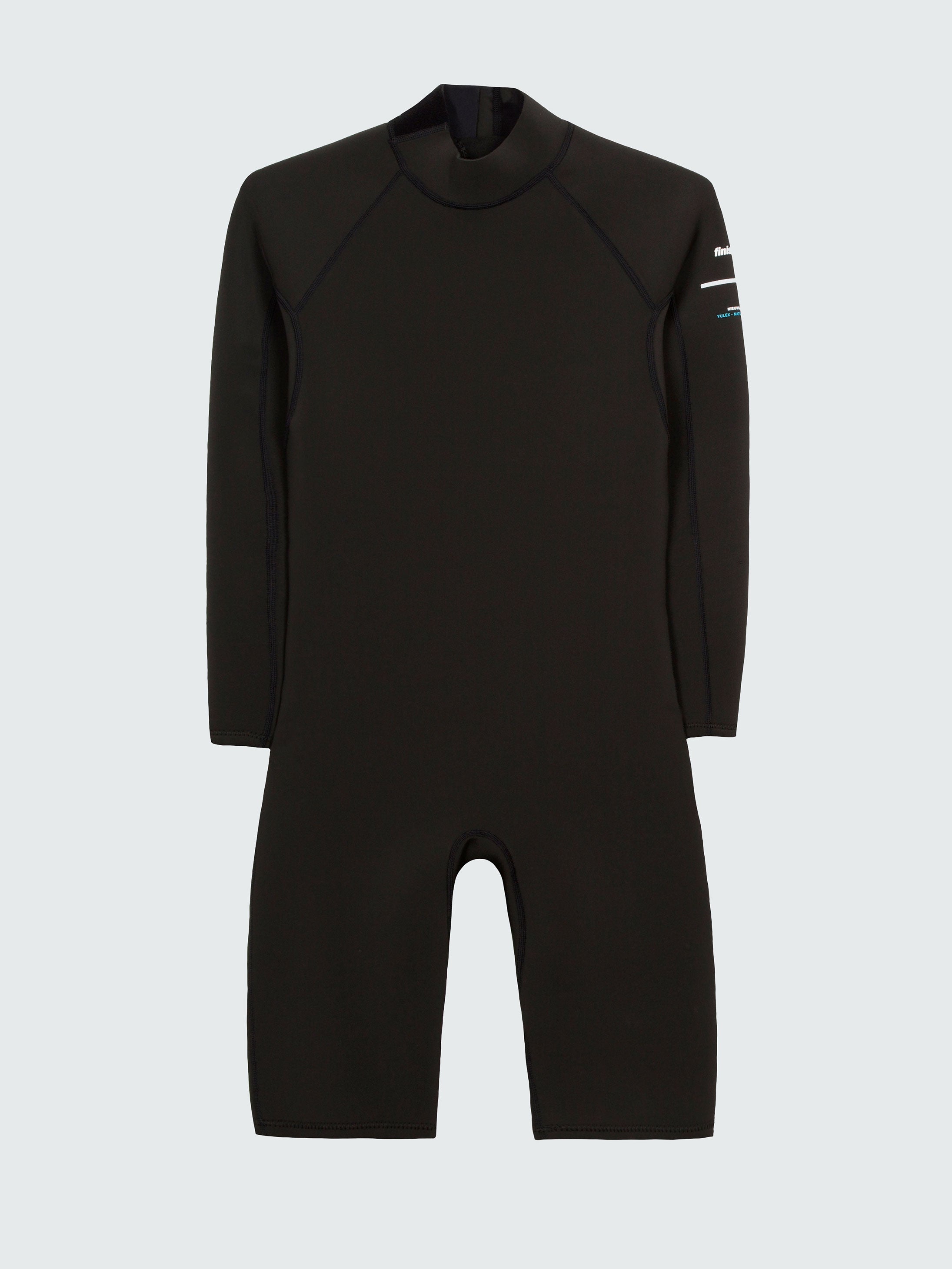 Nieuwland 2e Yulex Long Sleeve Shorty Wetsuit in Black