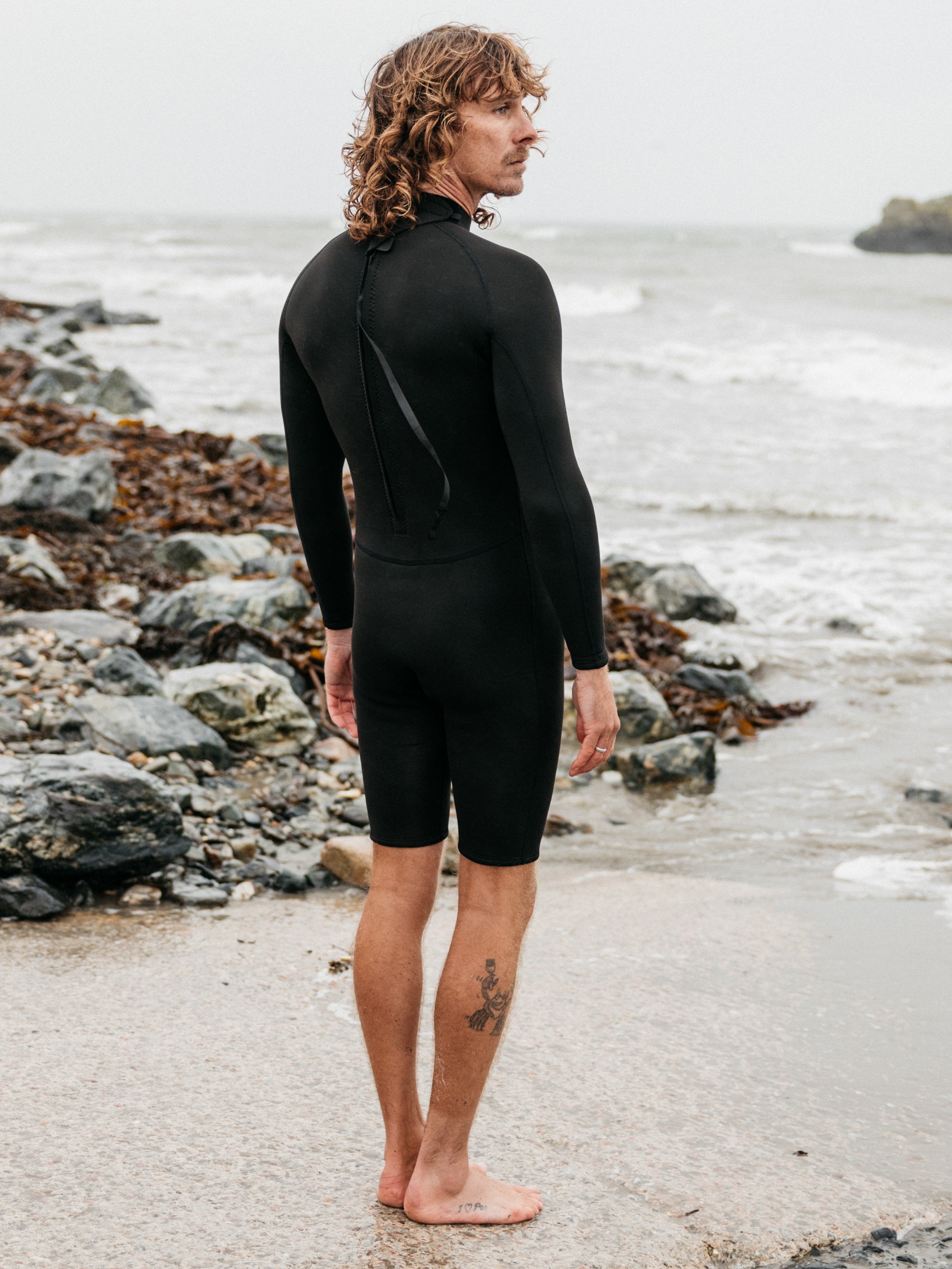 Nieuwland 2e Yulex Long Sleeve Shorty Wetsuit in Black