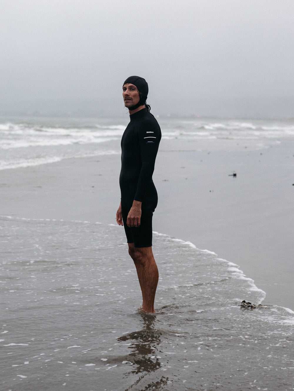 Nieuwland 2e Yulex Long Sleeve Shorty Wetsuit in Black