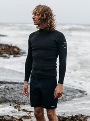 Nieuwland 2e Yulex Long Sleeve Top in Black
