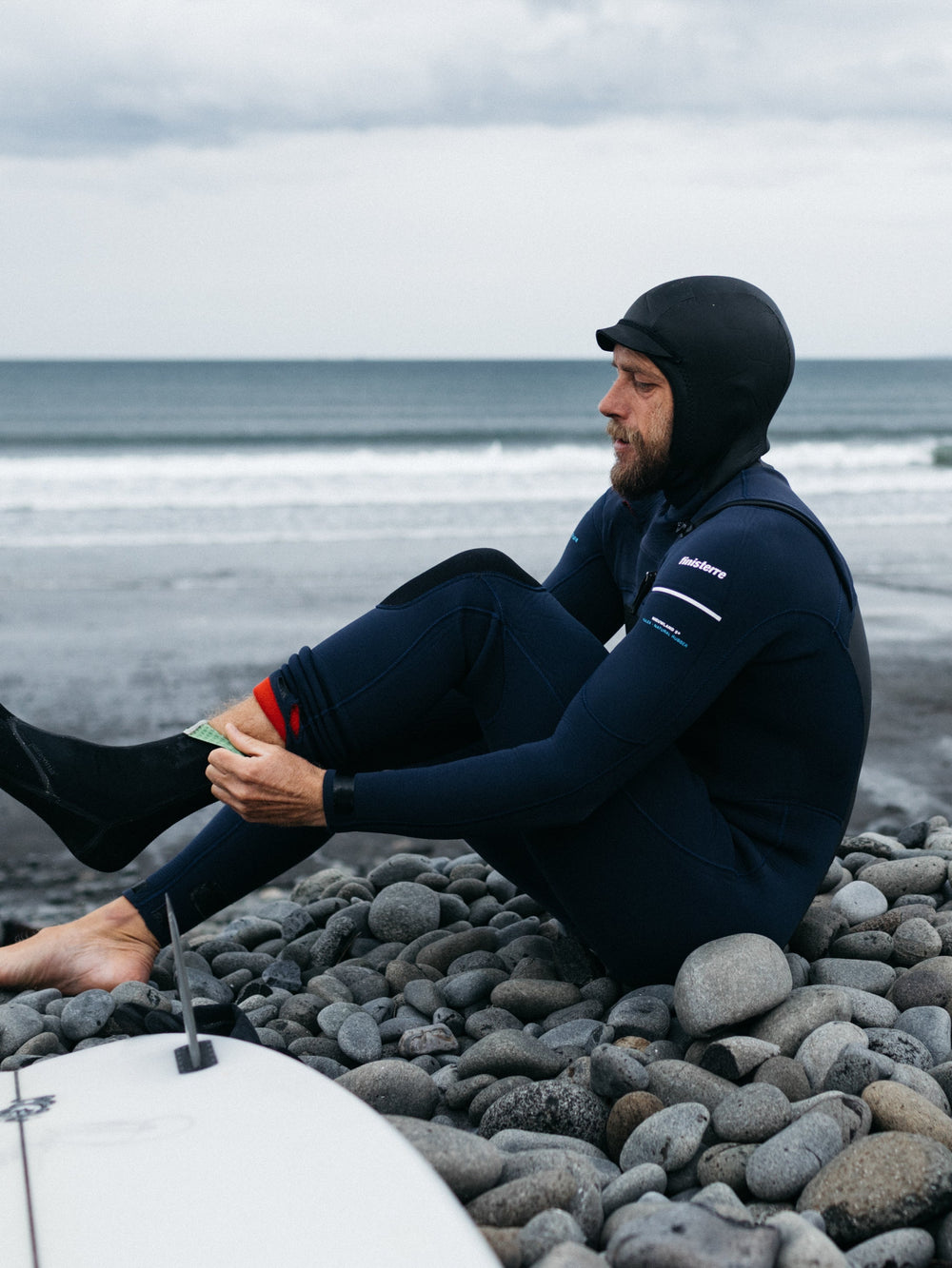 Nieuwland 5s Yulex Hooded Wetsuit in Ink