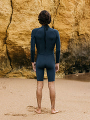 2e Yulex Long Sleeve Shorty Wetsuit in Dark Ozone