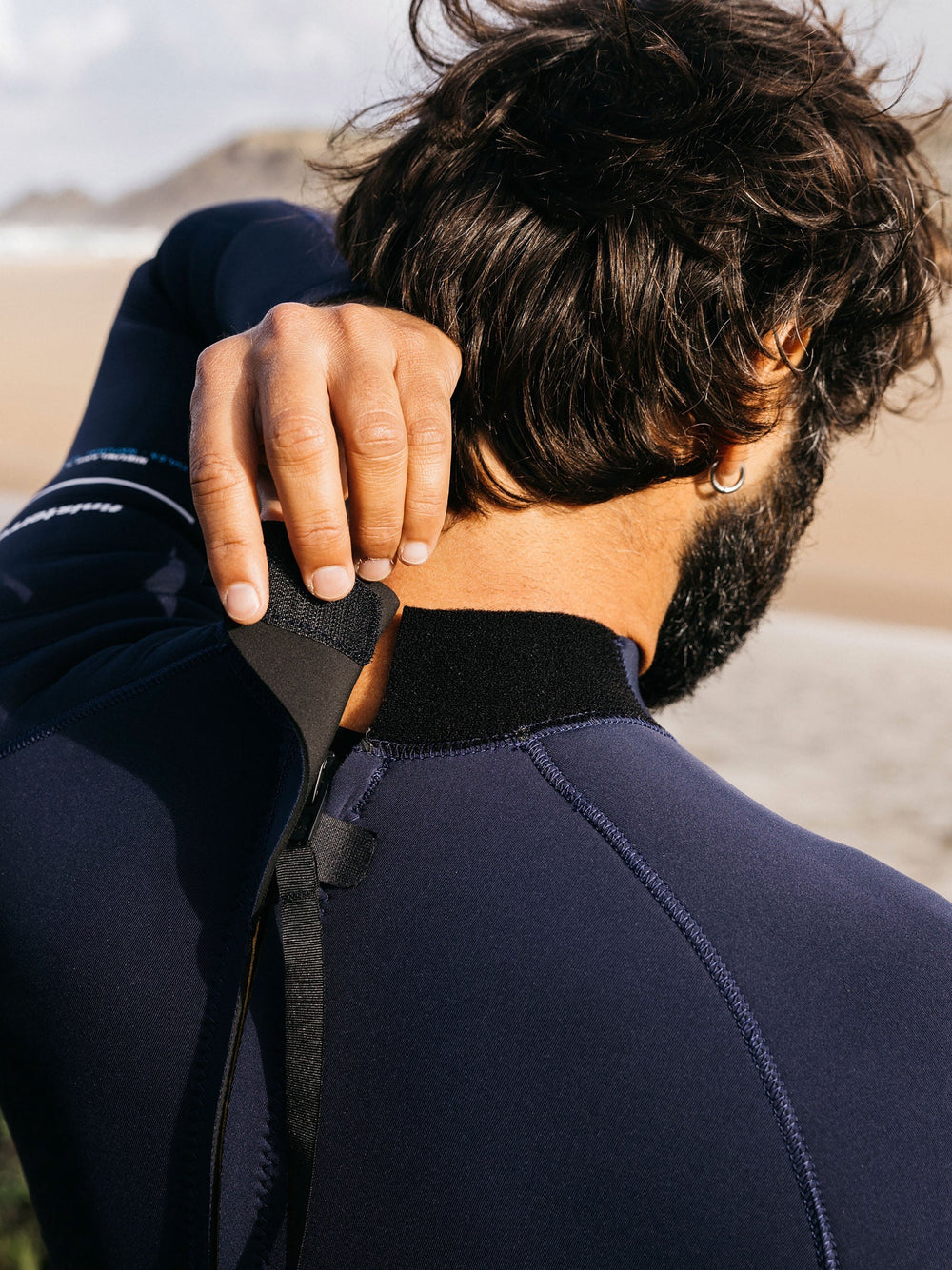 Nieuwland 3/2 Yulex Back Zip Wetsuit in Ink / Manuka
