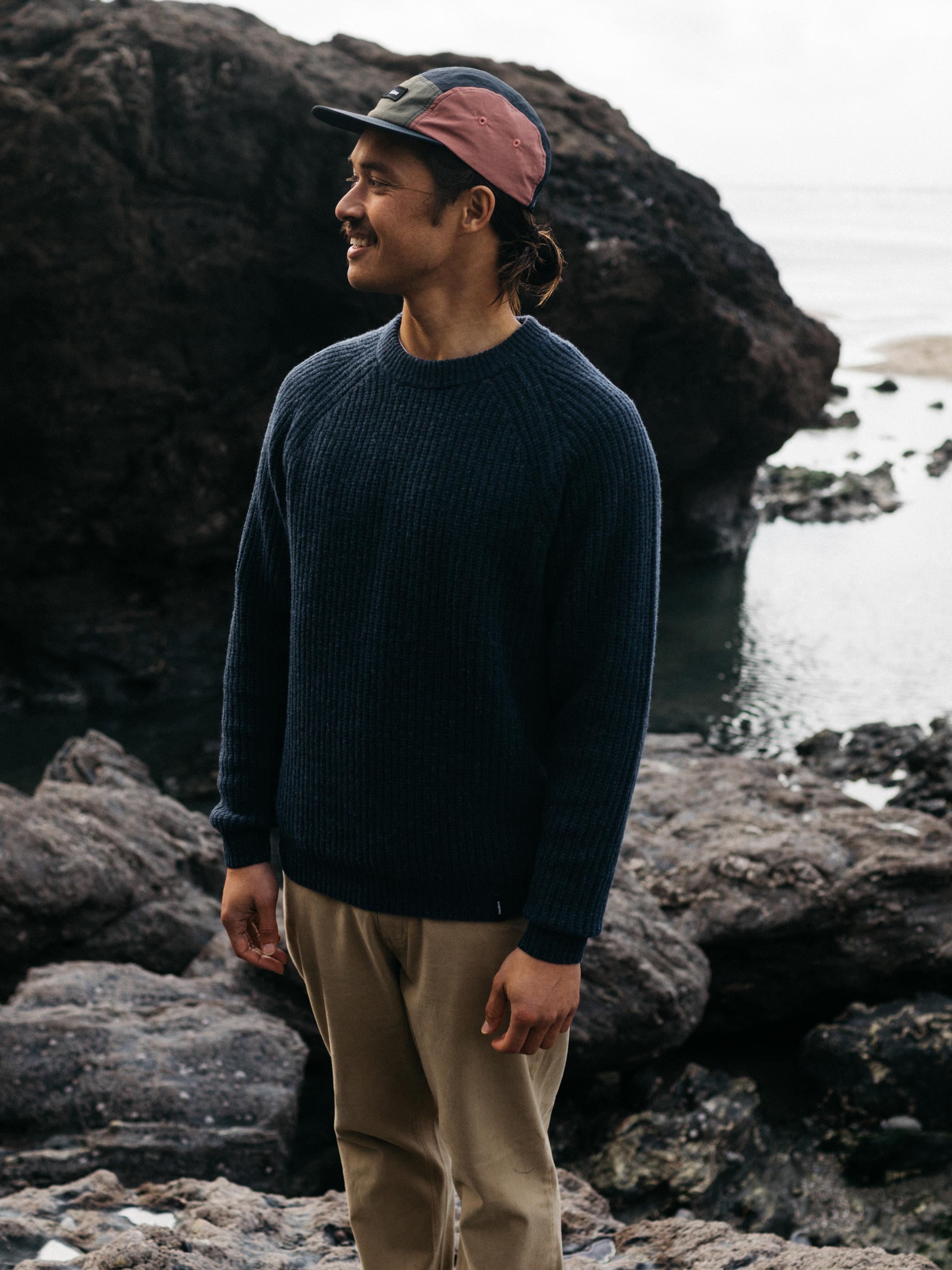 Mora Knit Jumper in Navy