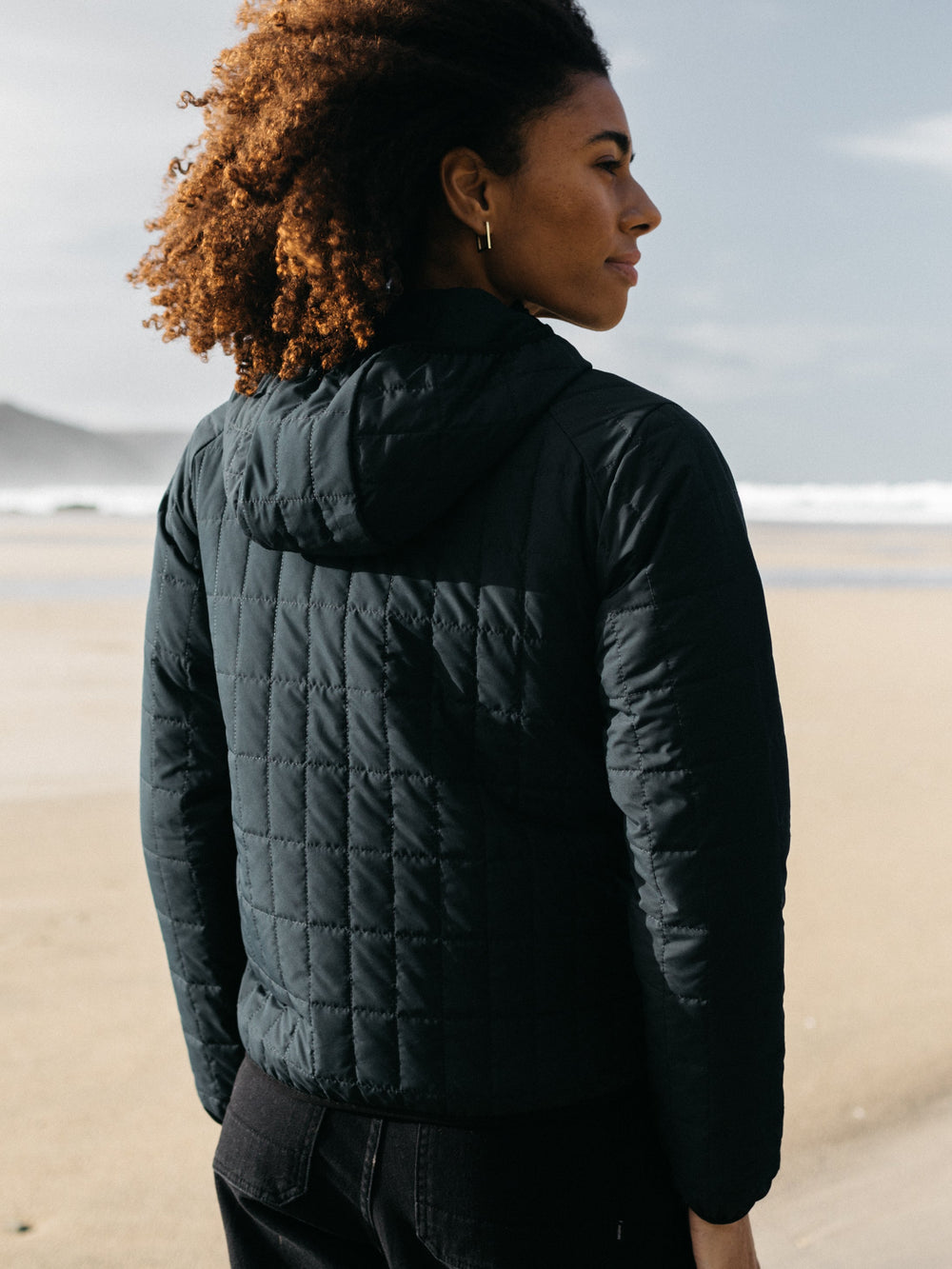 Firecrest Hooded Jacket in Black