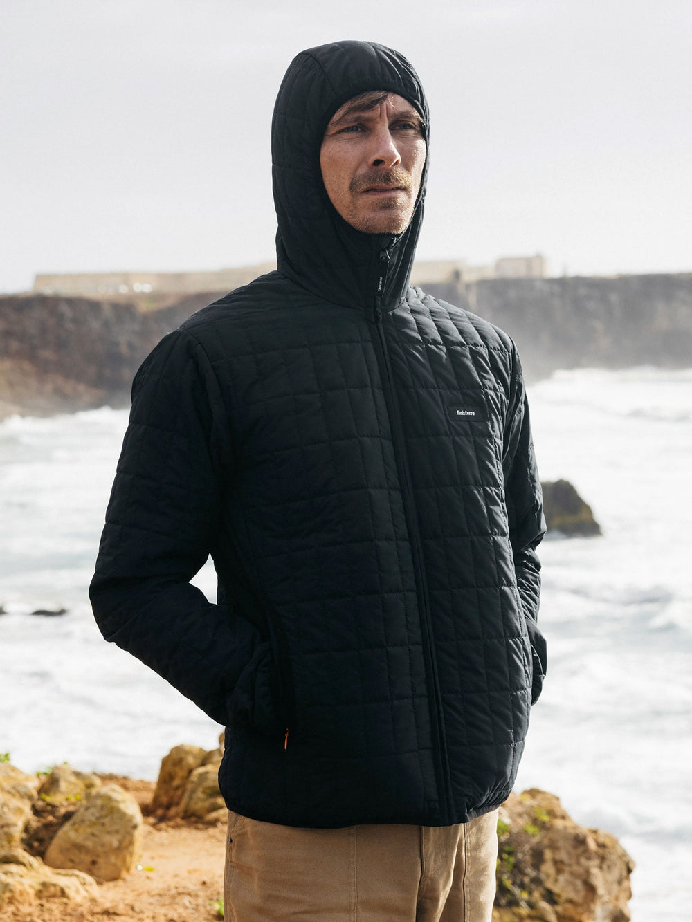 Firecrest Hooded Jacket in Black