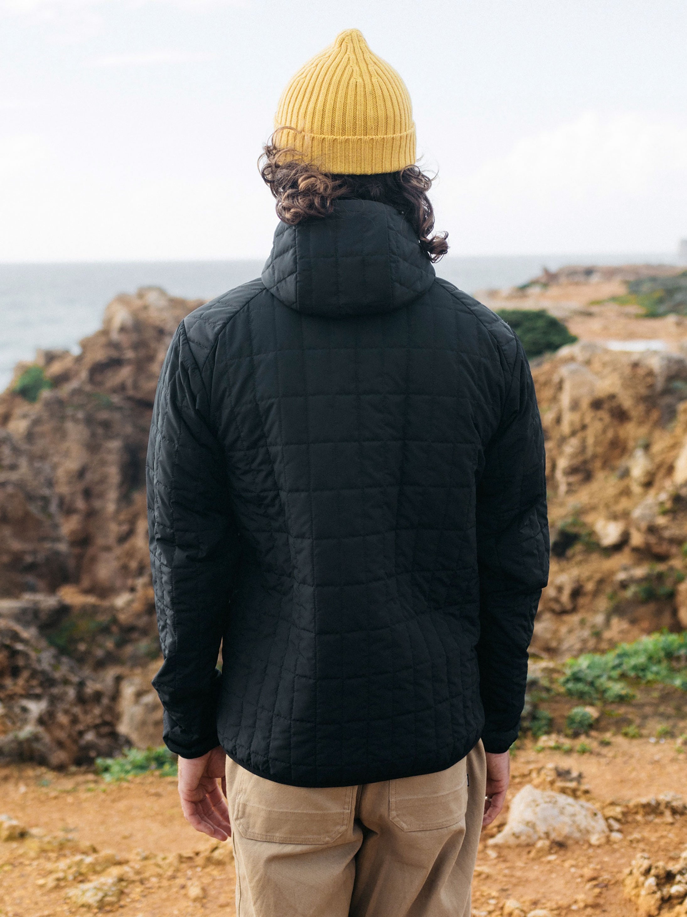 Firecrest Hooded Jacket in Black
