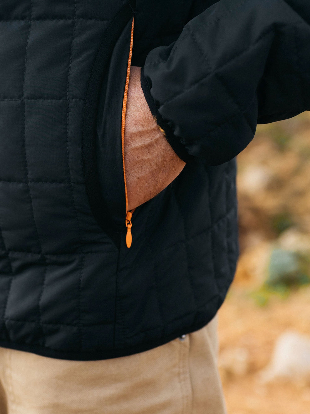 Firecrest Hooded Jacket in Black