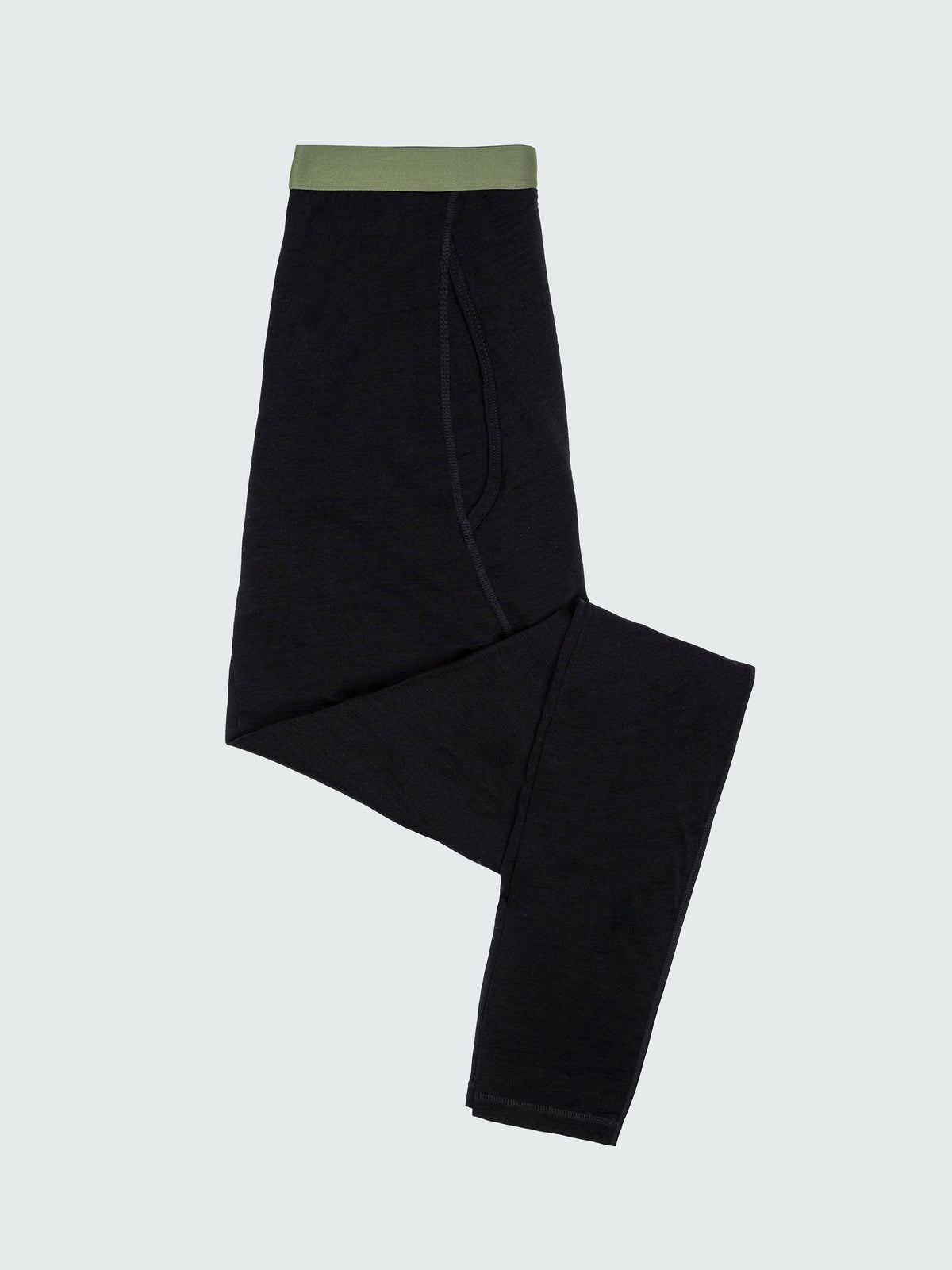 Eddy 2.0 Merino Wool Long Johns in Black/Olive