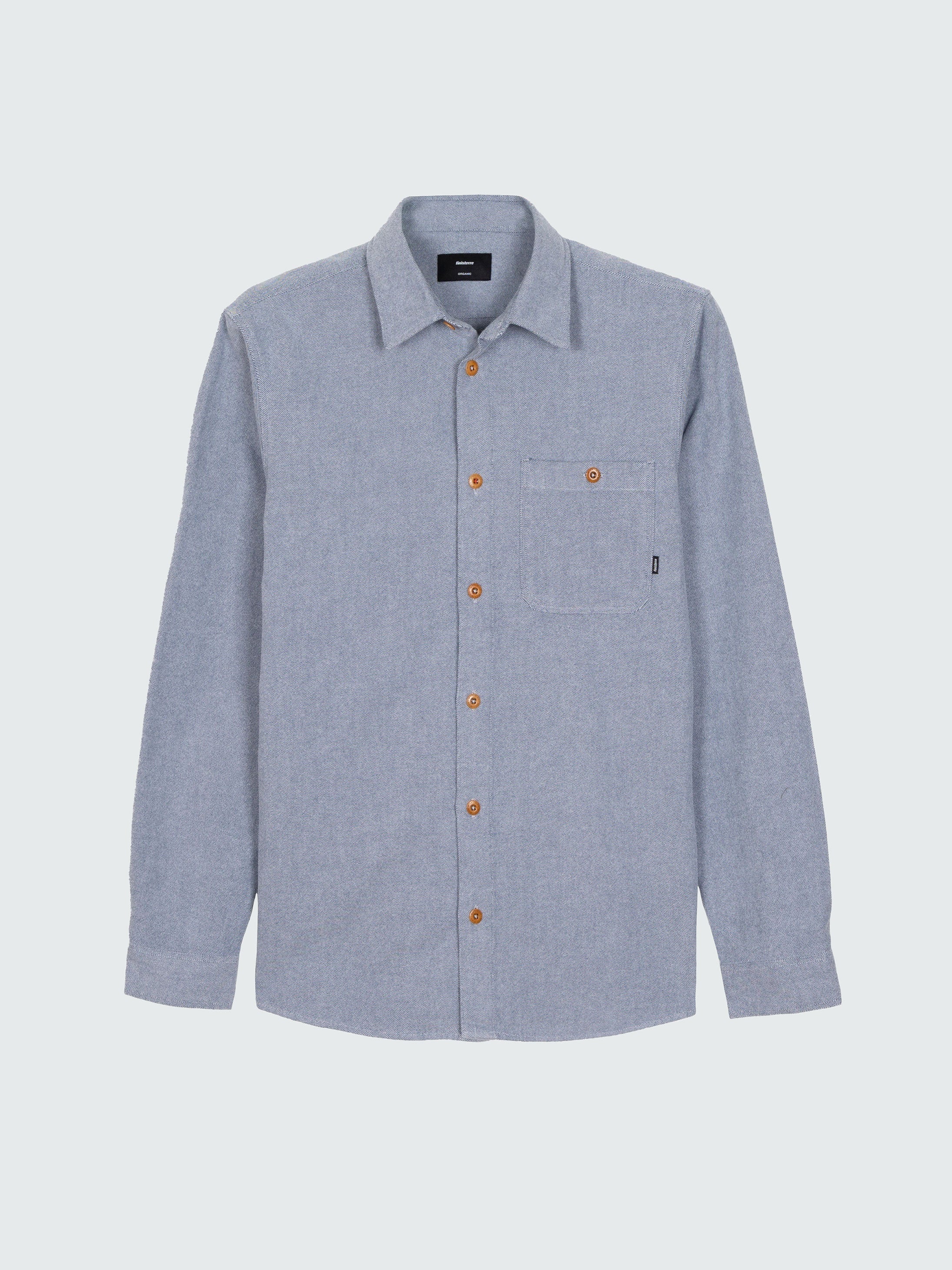 Gylly Shirt in Indigo Dobby