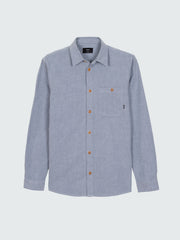 Gylly Shirt in Indigo Dobby