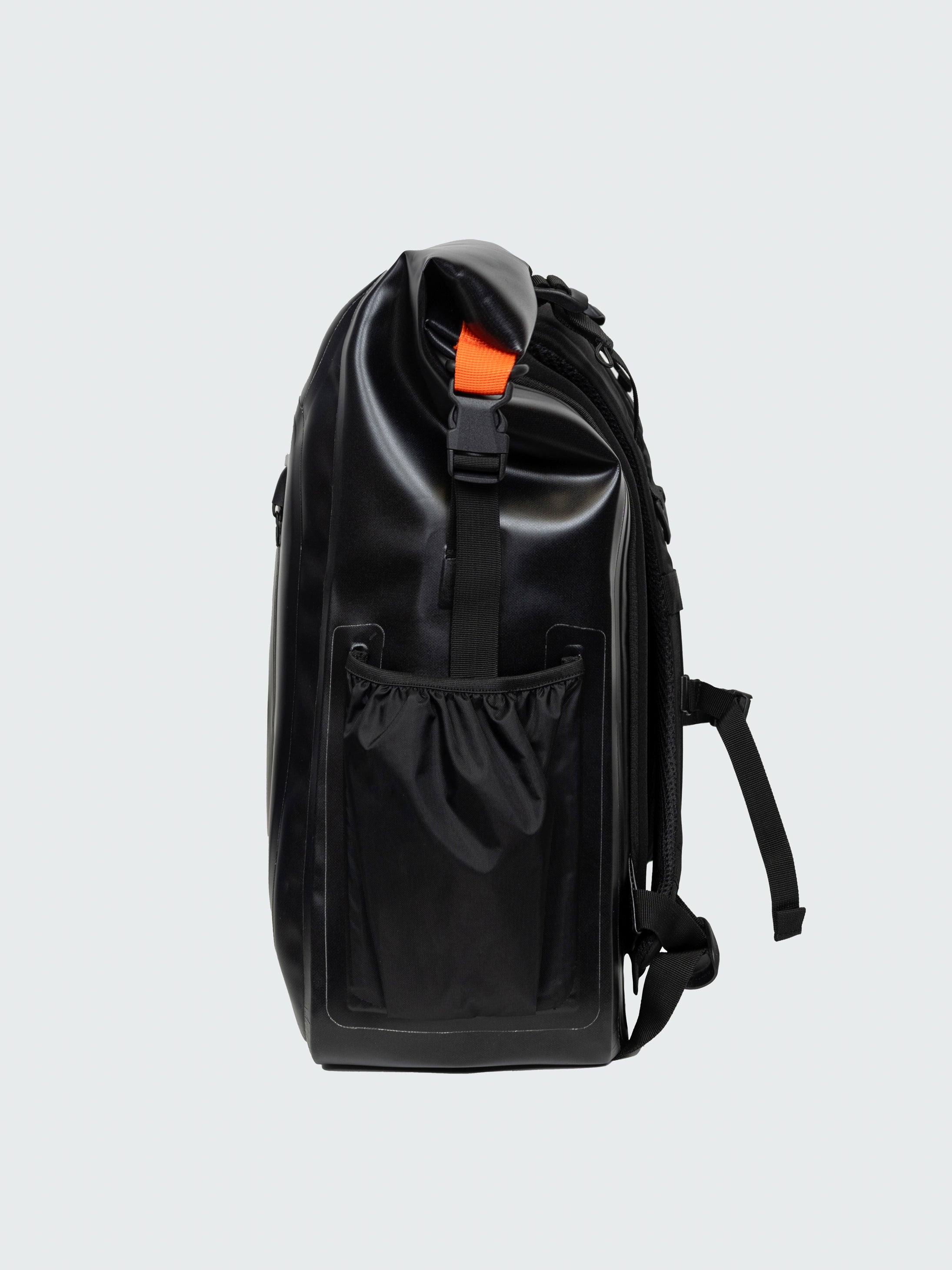 Waterproof Roll Top Backpack in Black | Adventure Ready